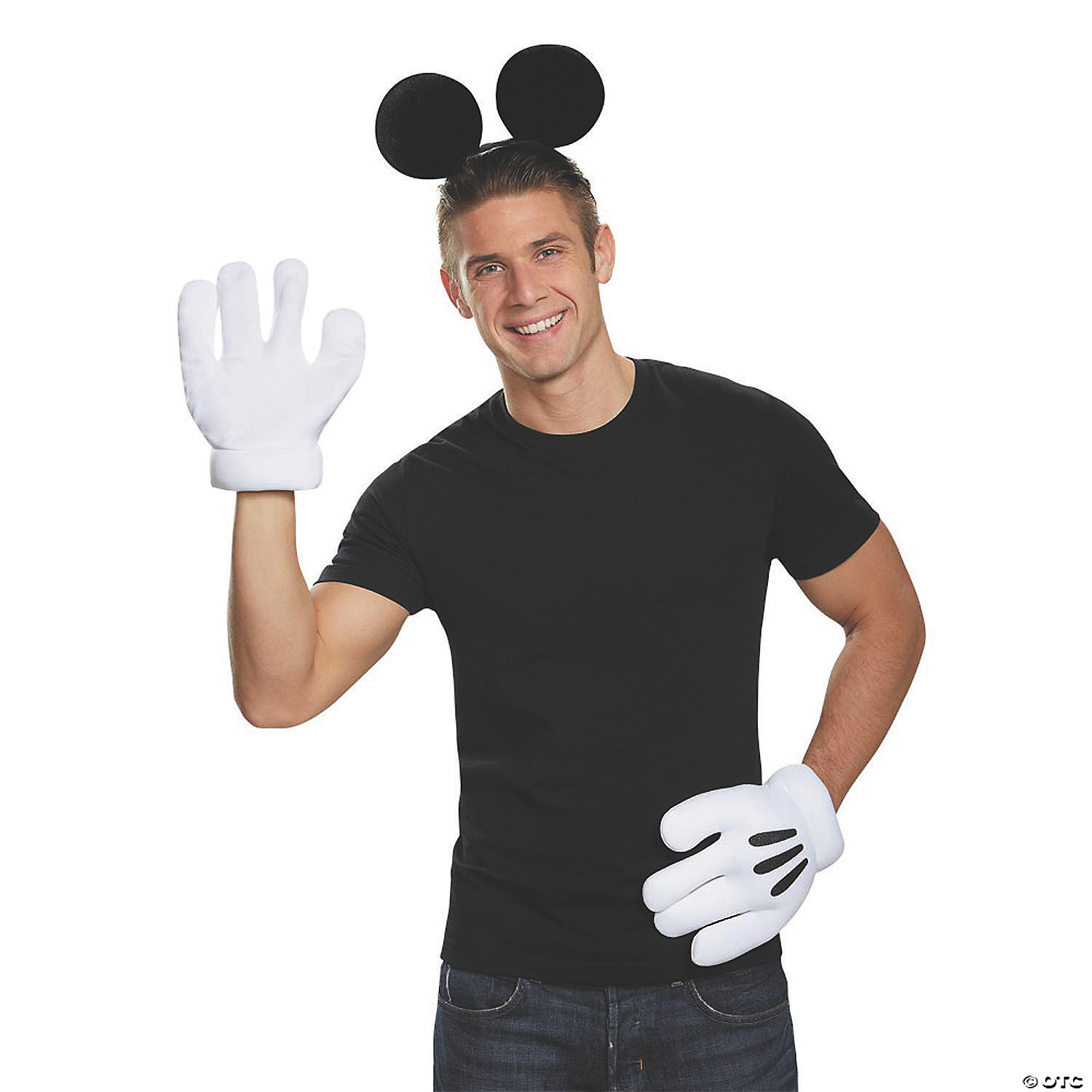 MICKEY MOUSE EARS GLOVES ADULT - HALLOWEEN