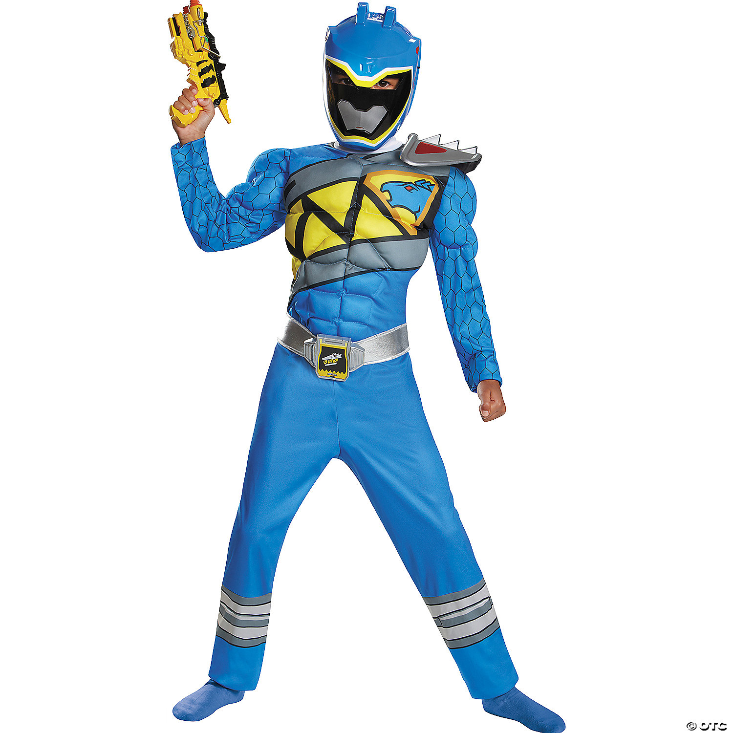 DINO CHARGE BLUE RANGER MUSCLE COSTUME - HALLOWEEN