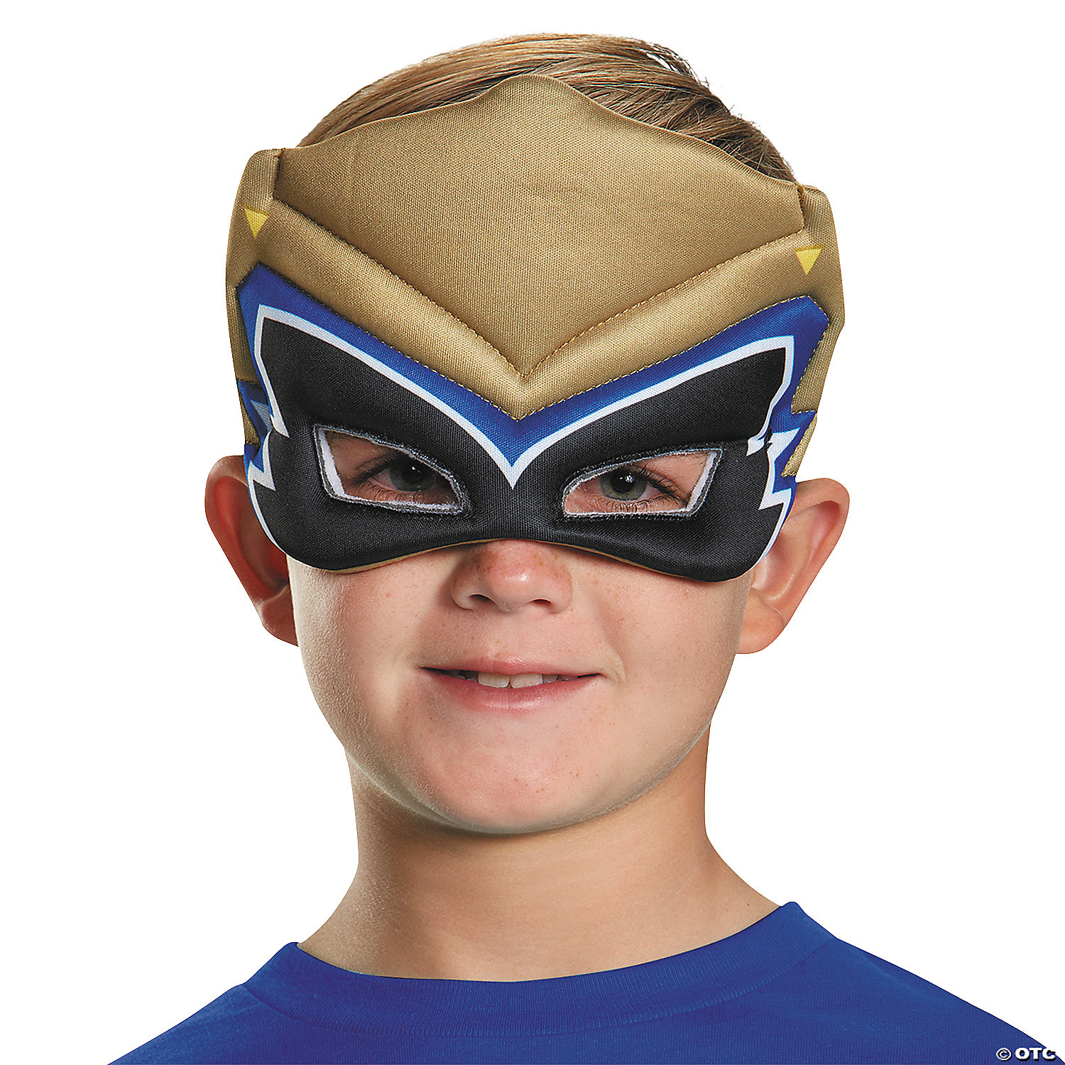 GOLD RANGER DINO PUFFY MASK - HALLOWEEN