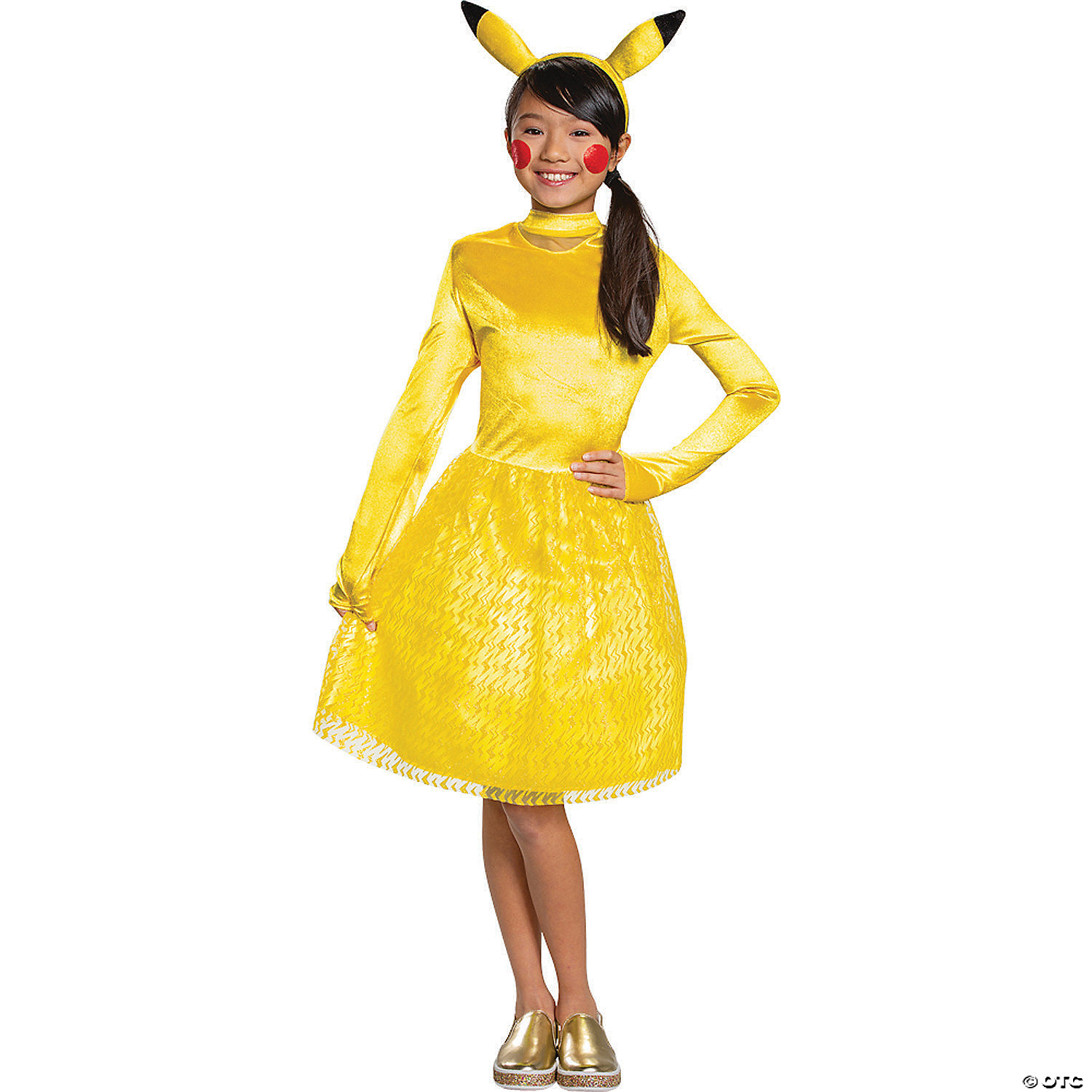 GIRLS PIKACHU CLASSIC COSTUME 7-8 - HALLOWEEN