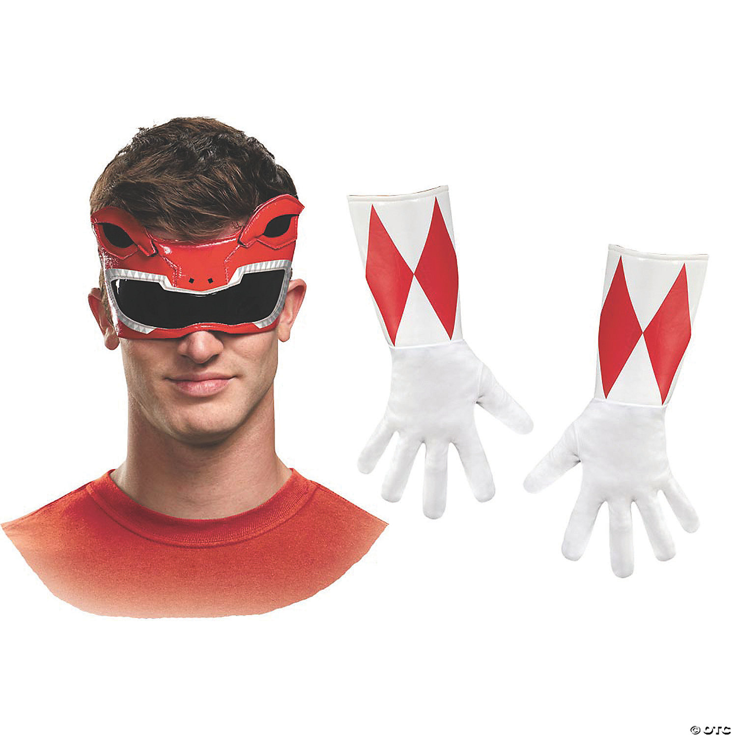 RED RANGER ADULT ACCESSORY KIT - HALLOWEEN