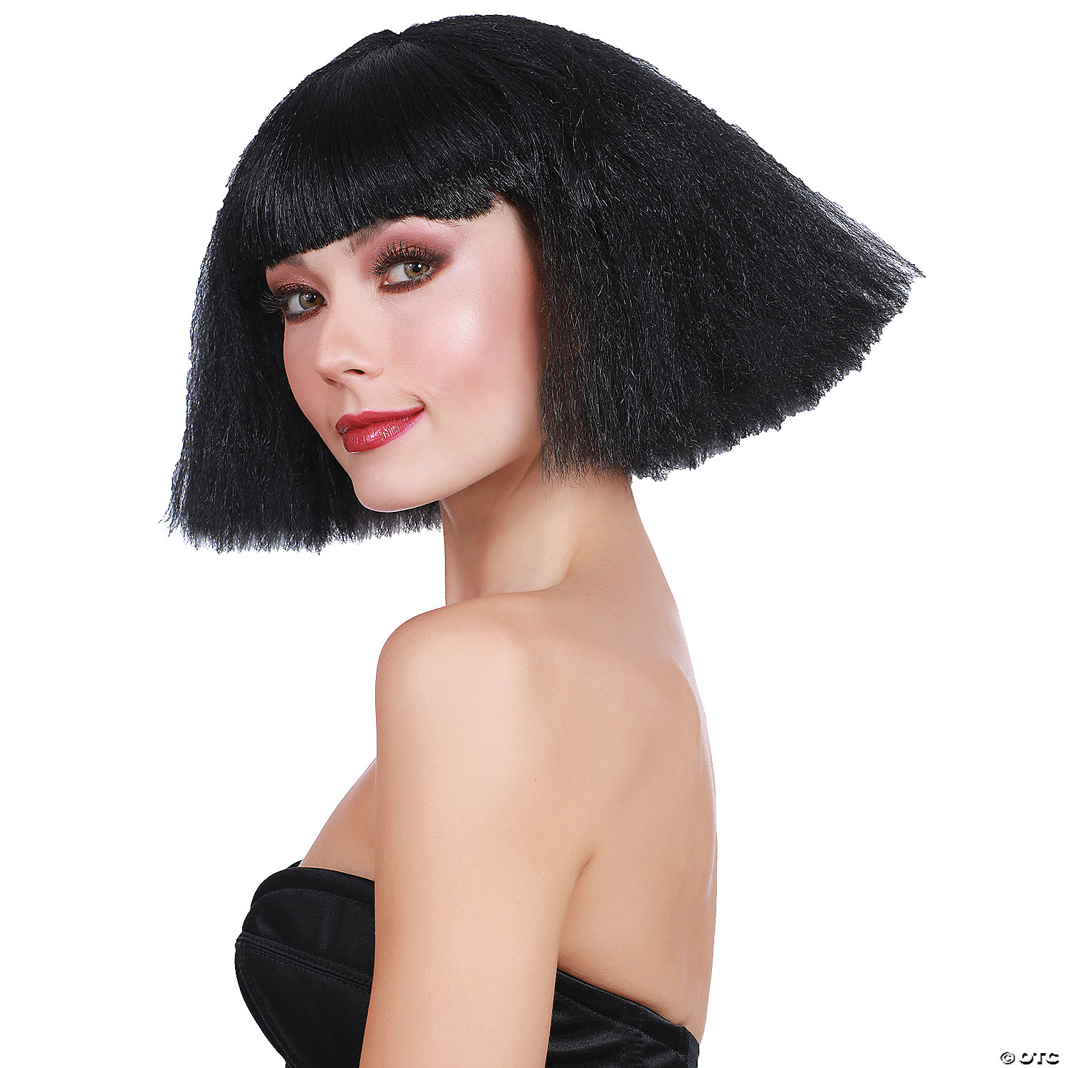 ADULT CRIMPED WEDGE BOB WIG - HALLOWEEN