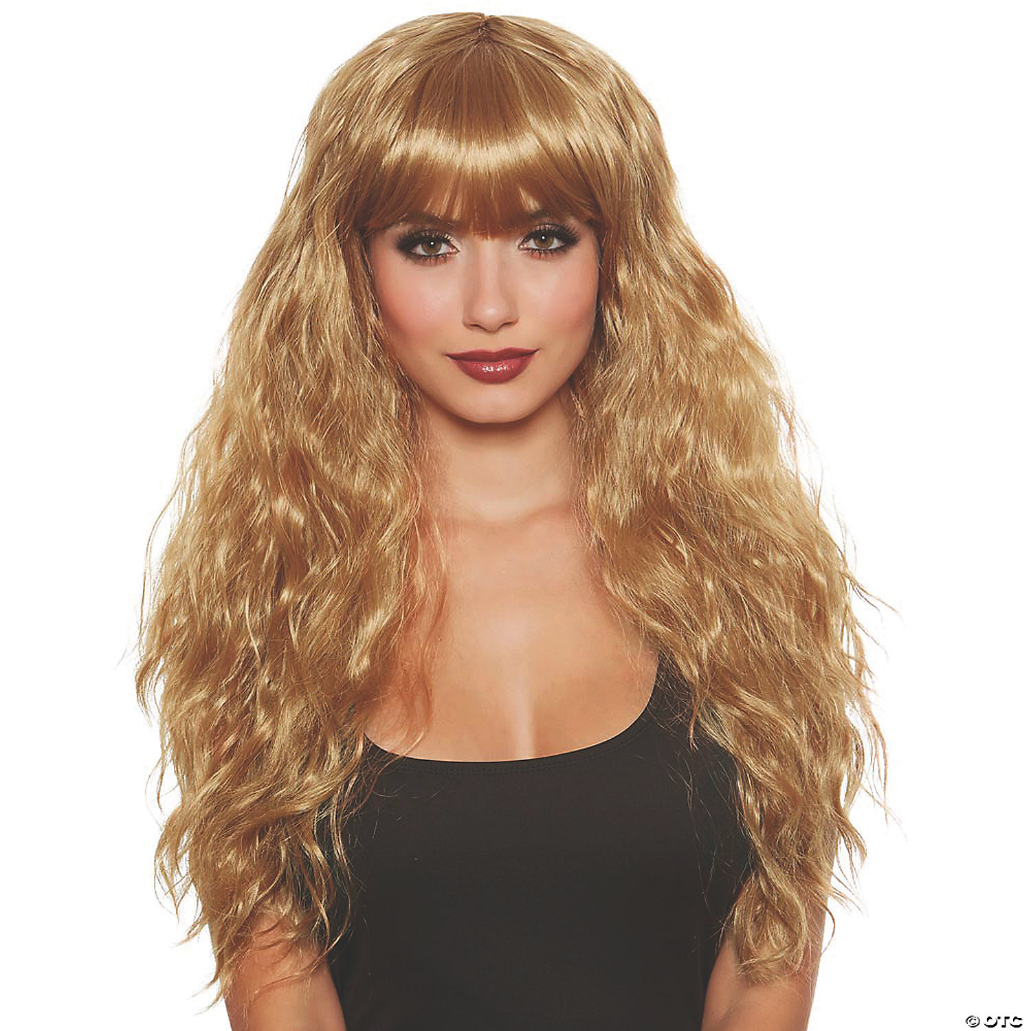 LNG RELAXD BCH WAVE WIG W/ BANGS AD - HALLOWEEN