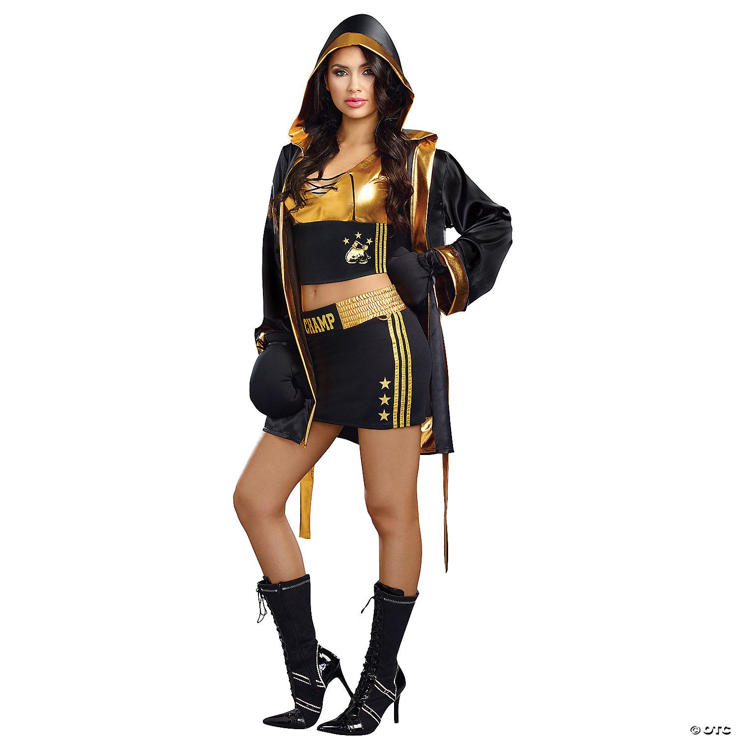 WOMEN'S BOXER COSTUME RL10315 - HALLOWEEN