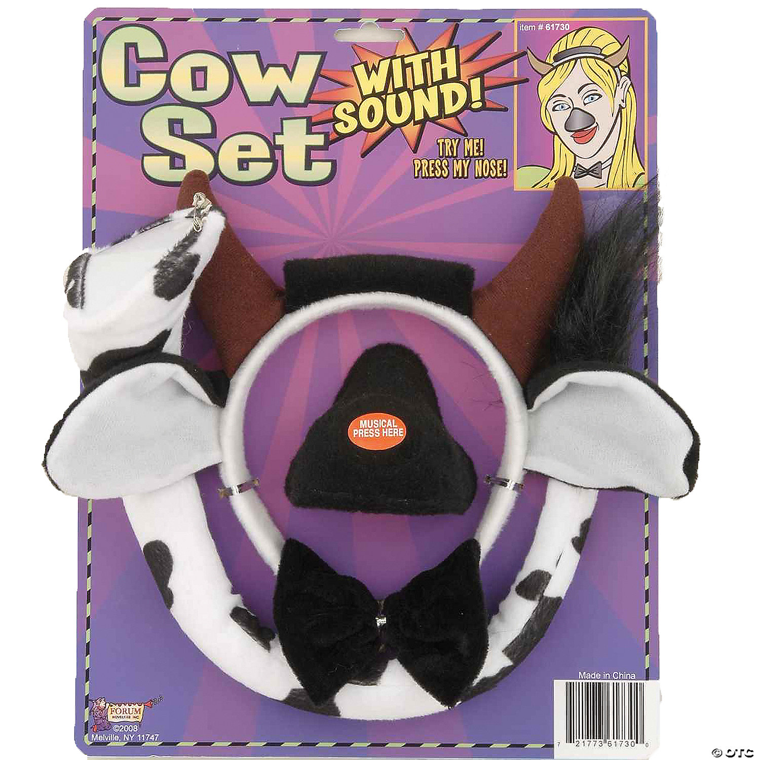 COW COSTUME KIT - HALLOWEEN