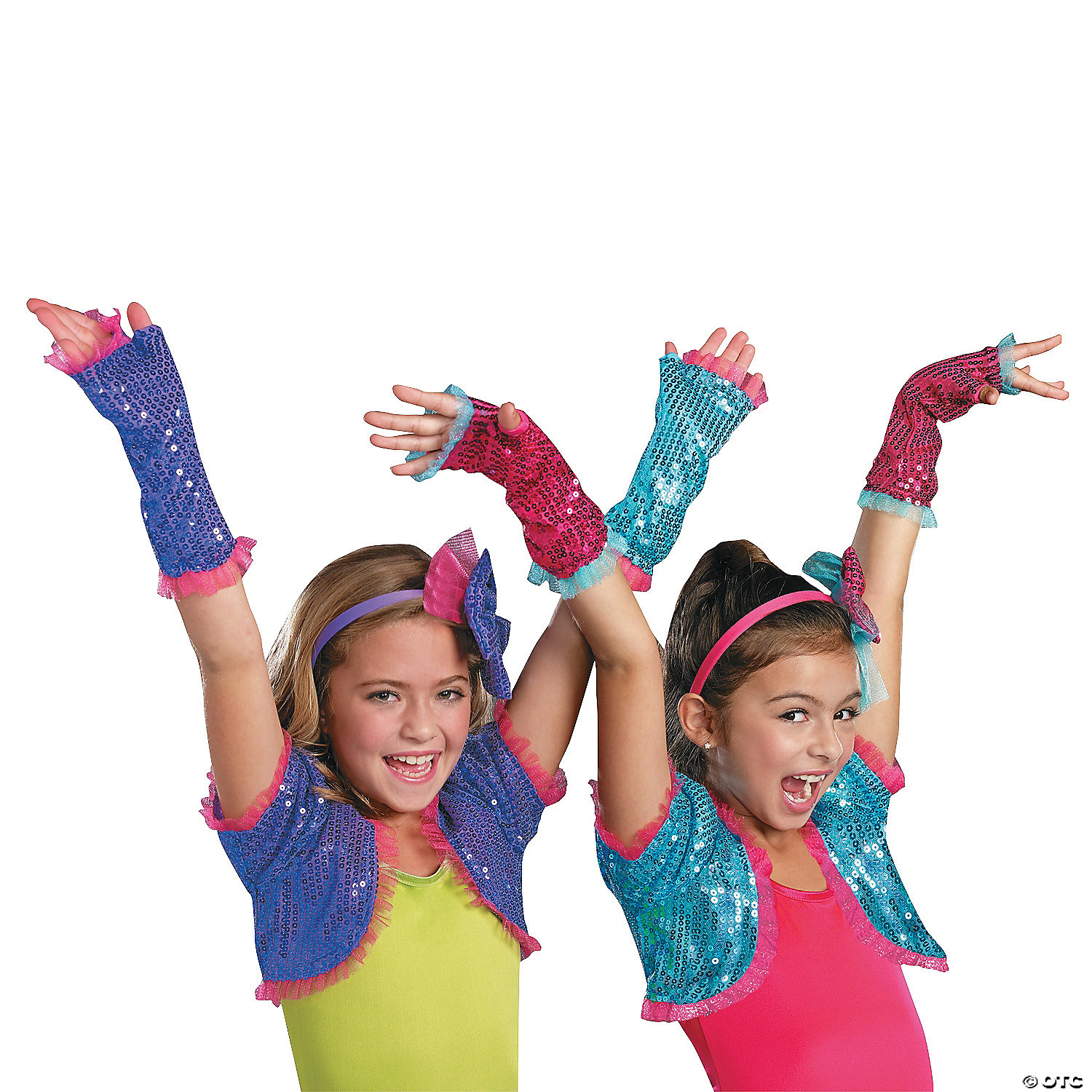 DANCE CRAZE ARM WARMERS PINK - HALLOWEEN