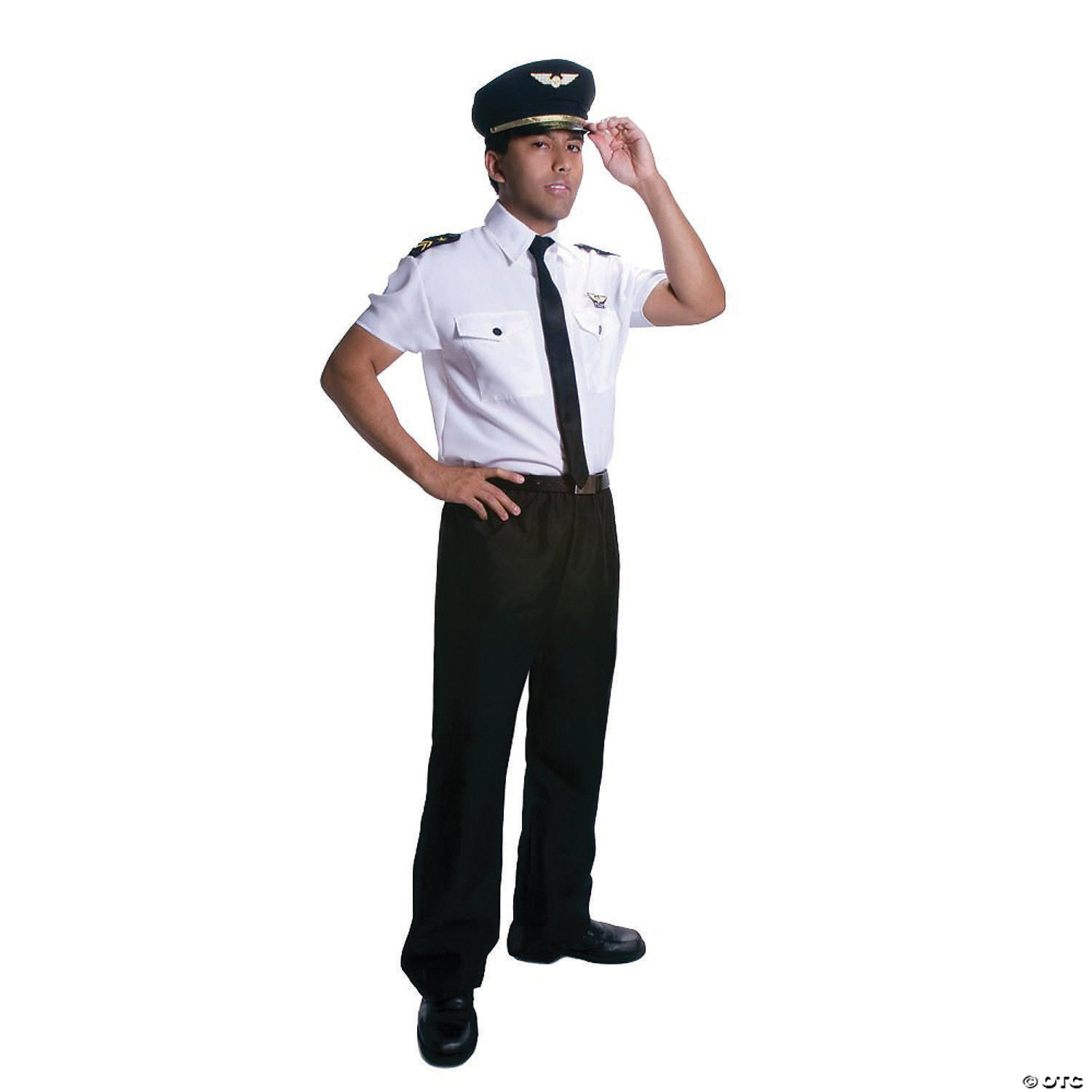 ADULT PILOT COSTUME MEDIUM - HALLOWEEN