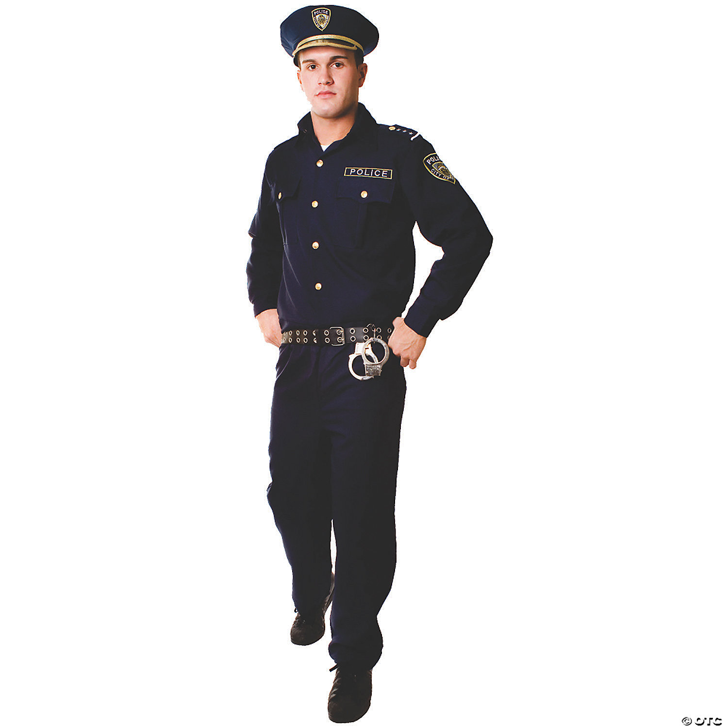 ADULT POLICE COSTUME EXTRA LARGE - HALLOWEEN