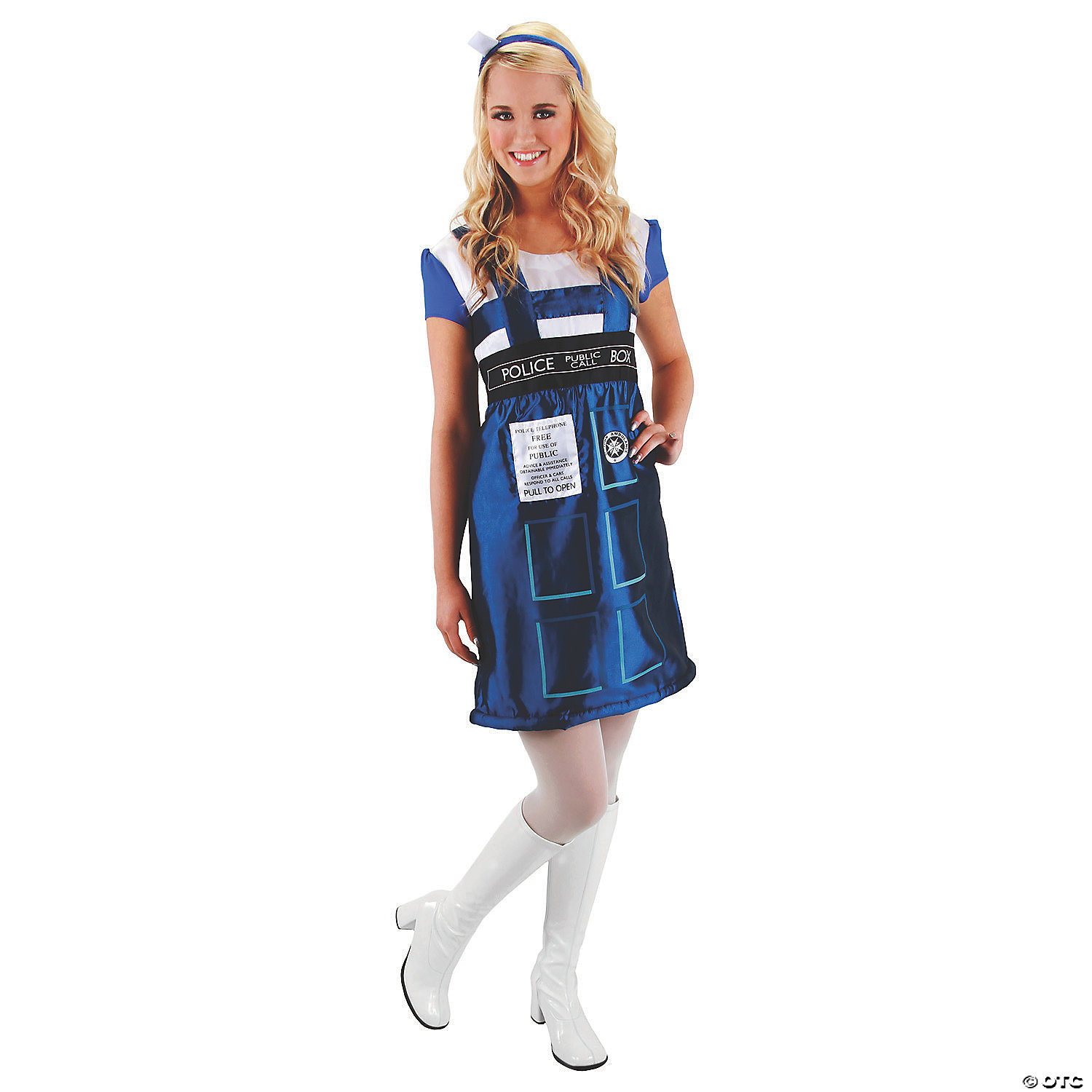 DOCTOR WHO TARDIS DRESS LG XL - HALLOWEEN