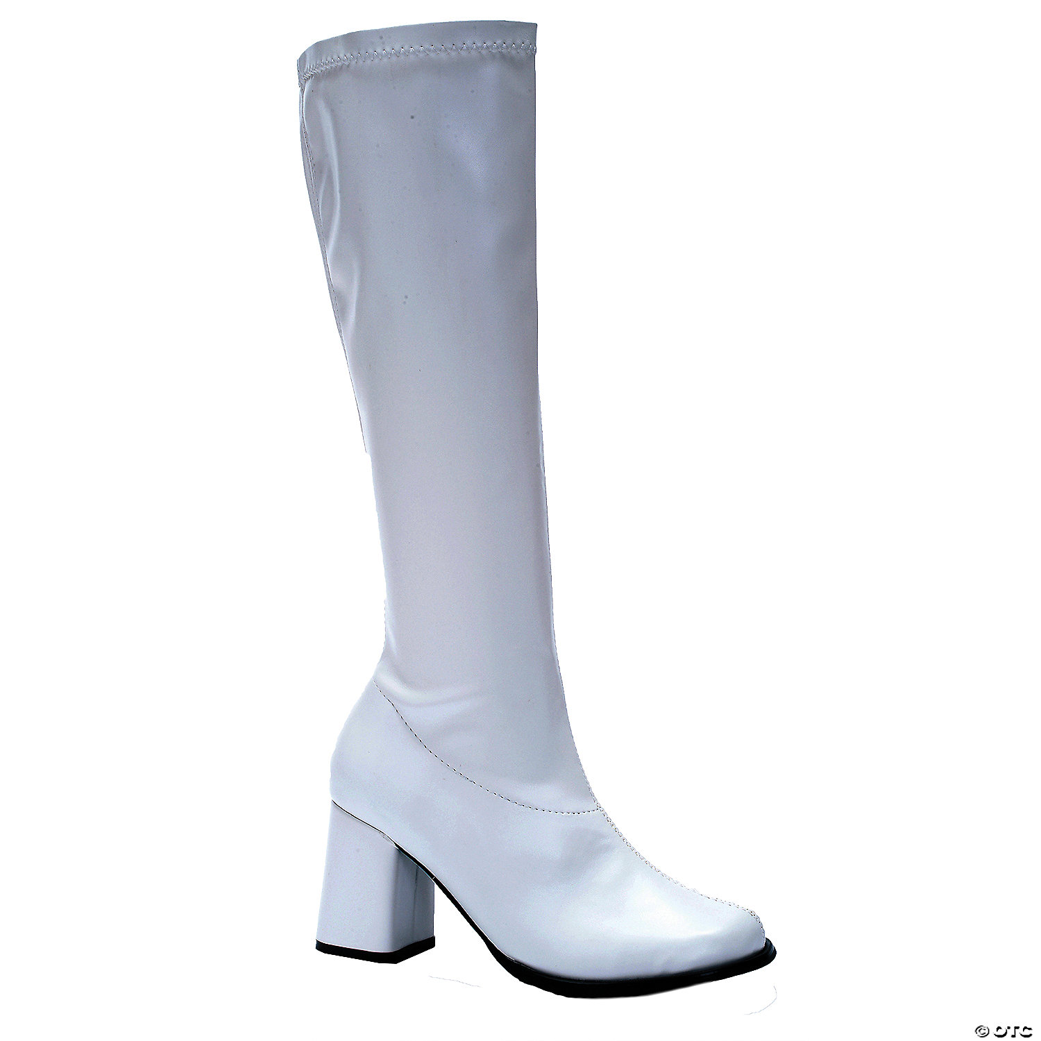 WHITE GOGO BOOT-SIZE 10 - HALLOWEEN