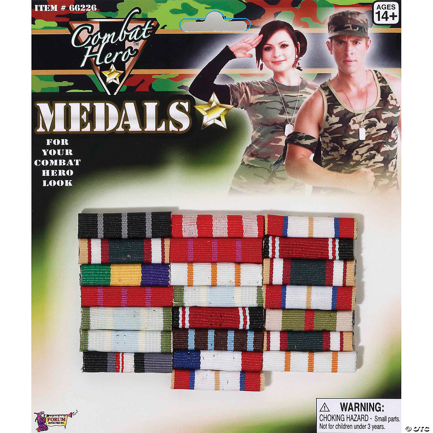 COMBAT HERO MEDAL BARS - HALLOWEEN