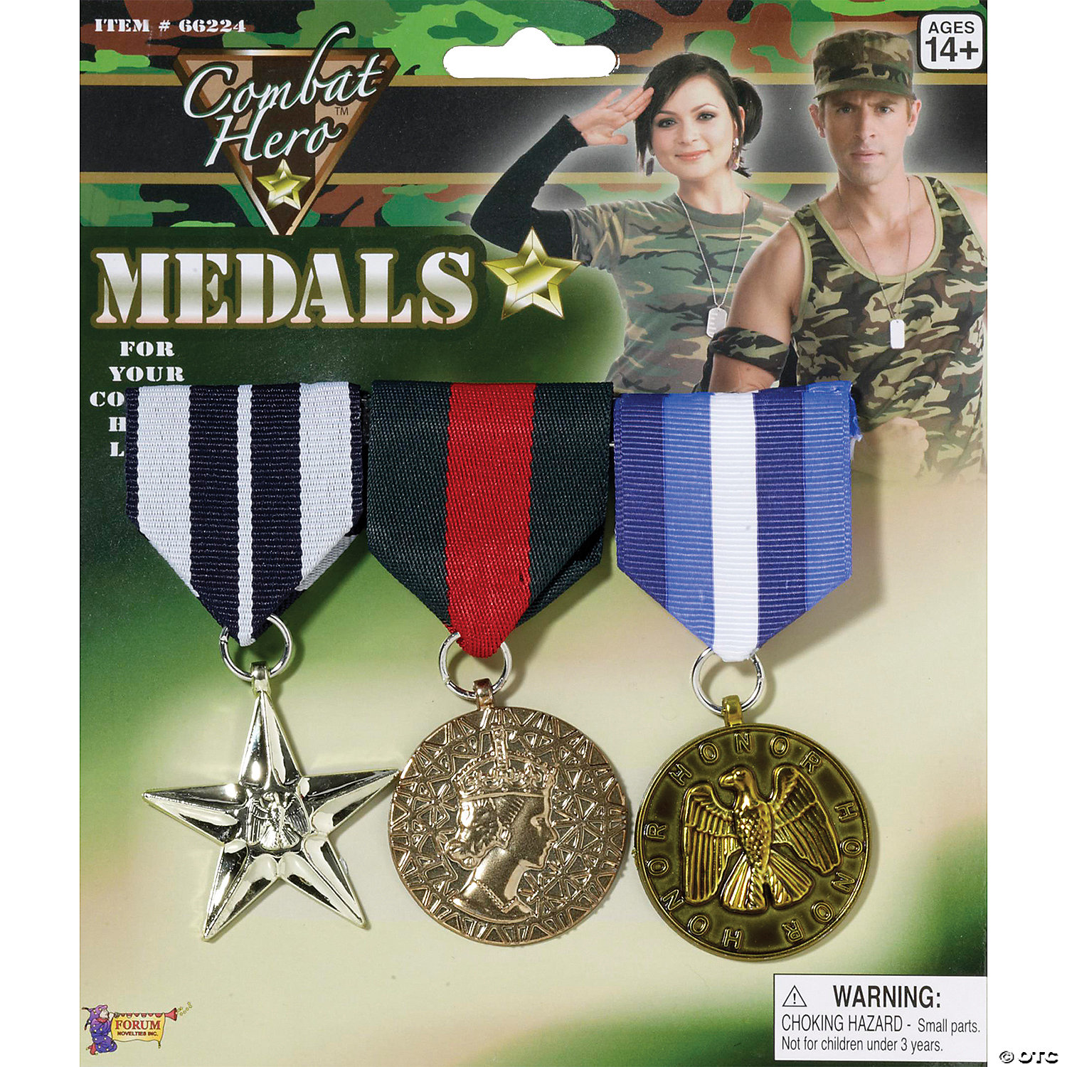 COMBAT HERO MEDALS - HALLOWEEN