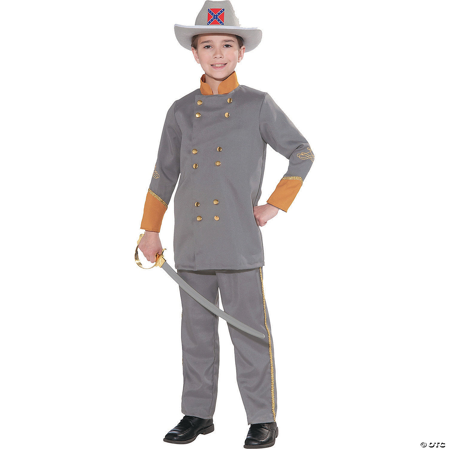 CONFEDERATE OFFICER CHILD 12-14 - HALLOWEEN