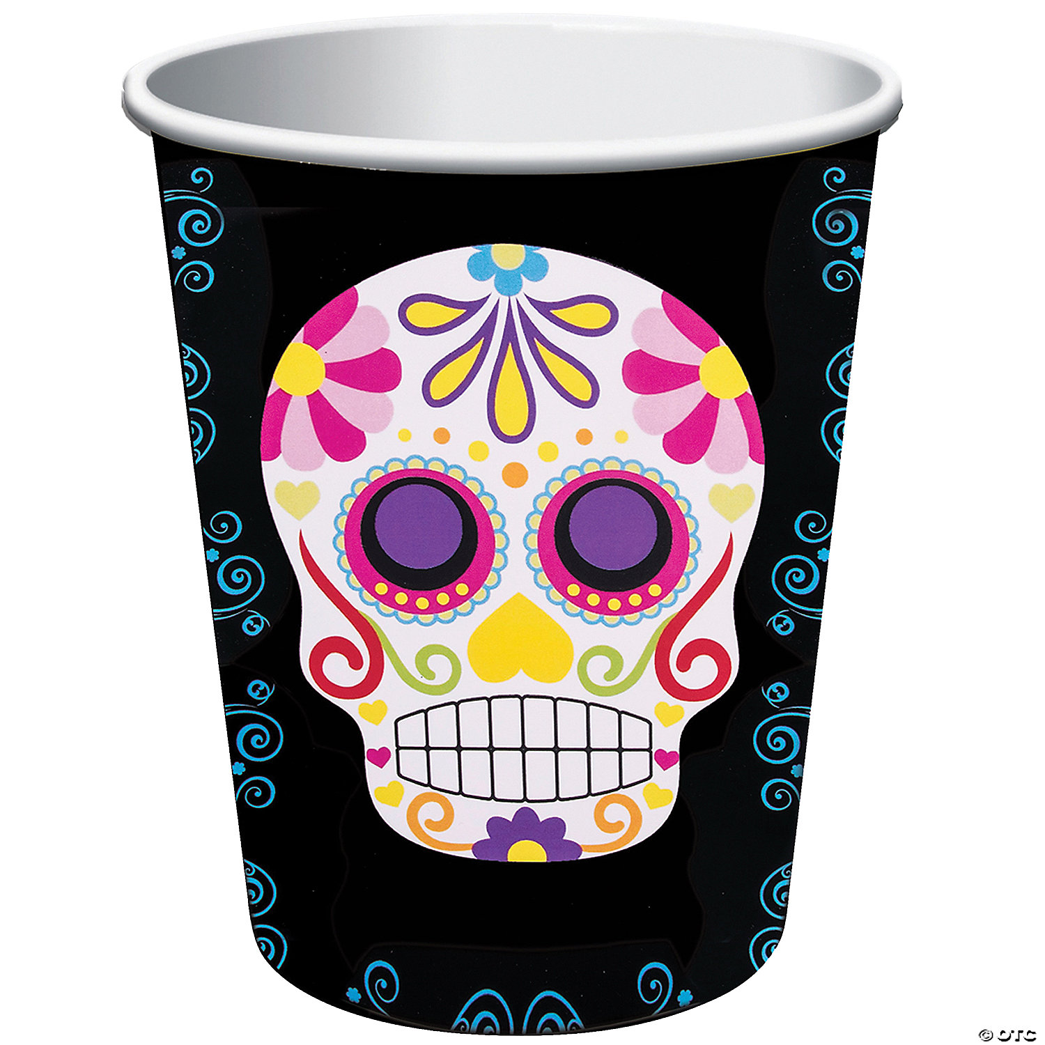 DAY OF THE DEAD PARTY CUPS 9 OZ 8 PCS - HALLOWEEN