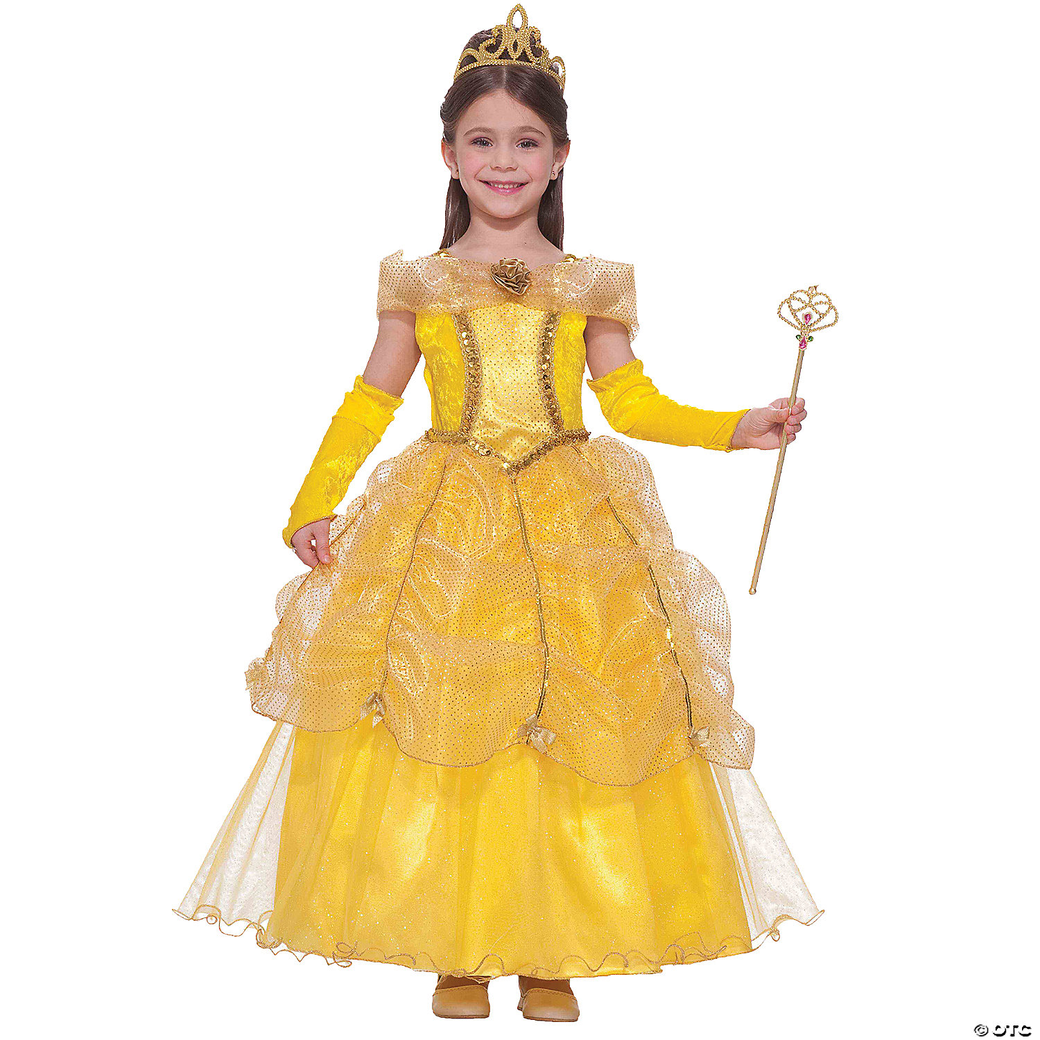 GIRL'S GOLDEN PRINCESS COSTUME FM64903 - HALLOWEEN