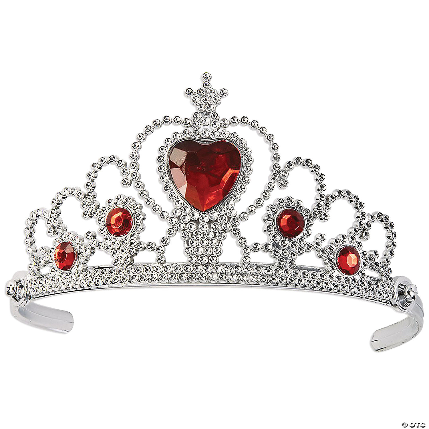 GIRL'S RUBY HEART TIARA - HALLOWEEN