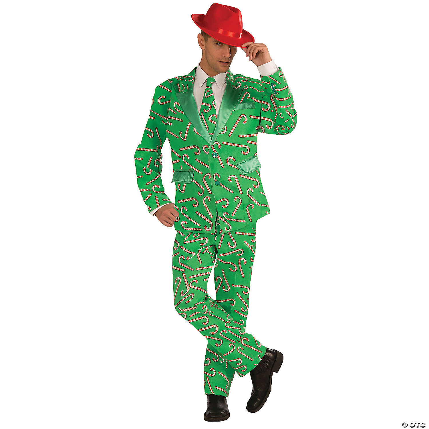 MEN'S CANDY CANE SUIT  FM72642 - CHRISTMAS