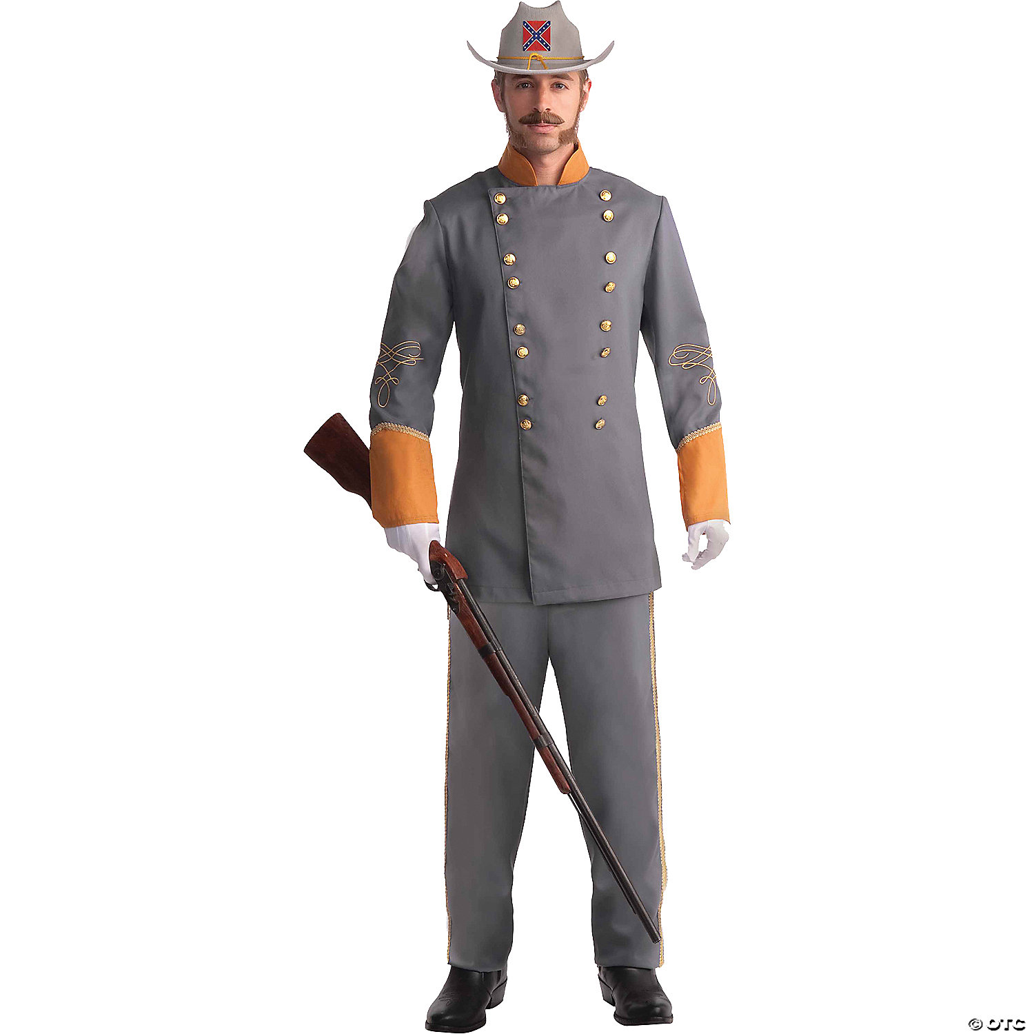 MEN'S CONFEDERATE OFFICER COSTUME - HALLOWEEN