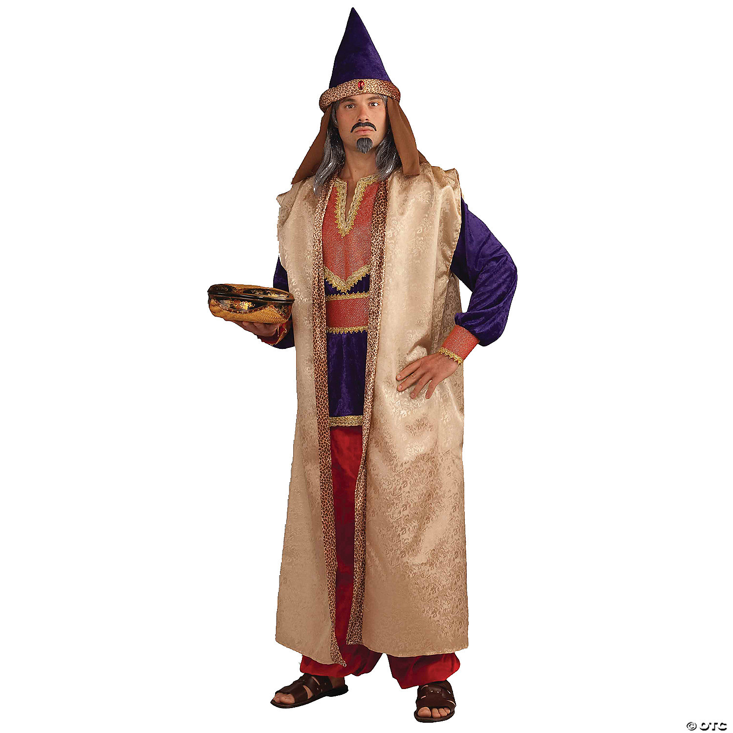 MEN'S GARNET WISEMAN COSTUME - CHRISTMAS