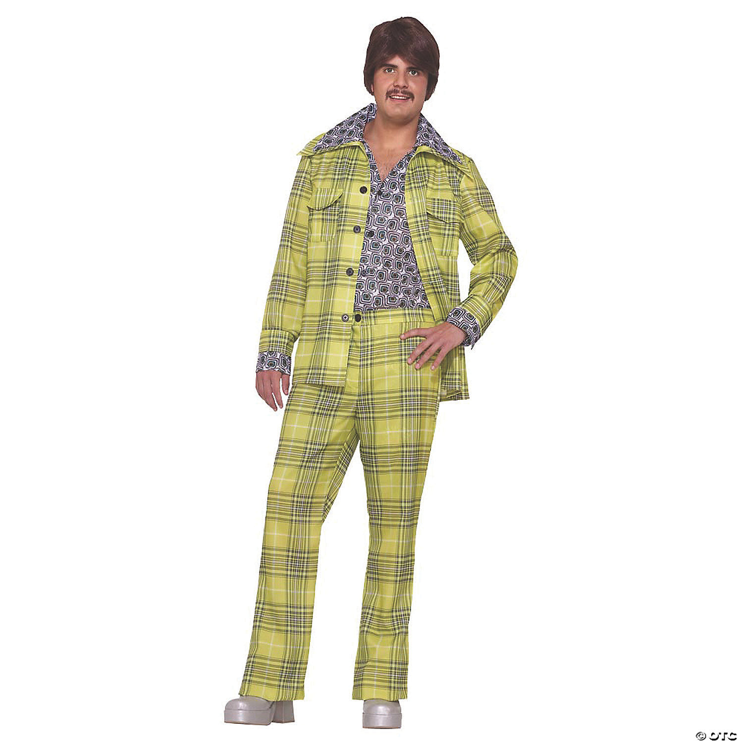 LEISURE SUIT 70'S PLAID - HALLOWEEN