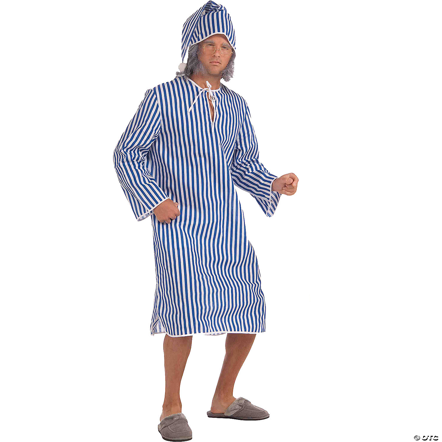 MEN'S SCROOGE NIGHTGOWN COSTUME - CHRISTMAS