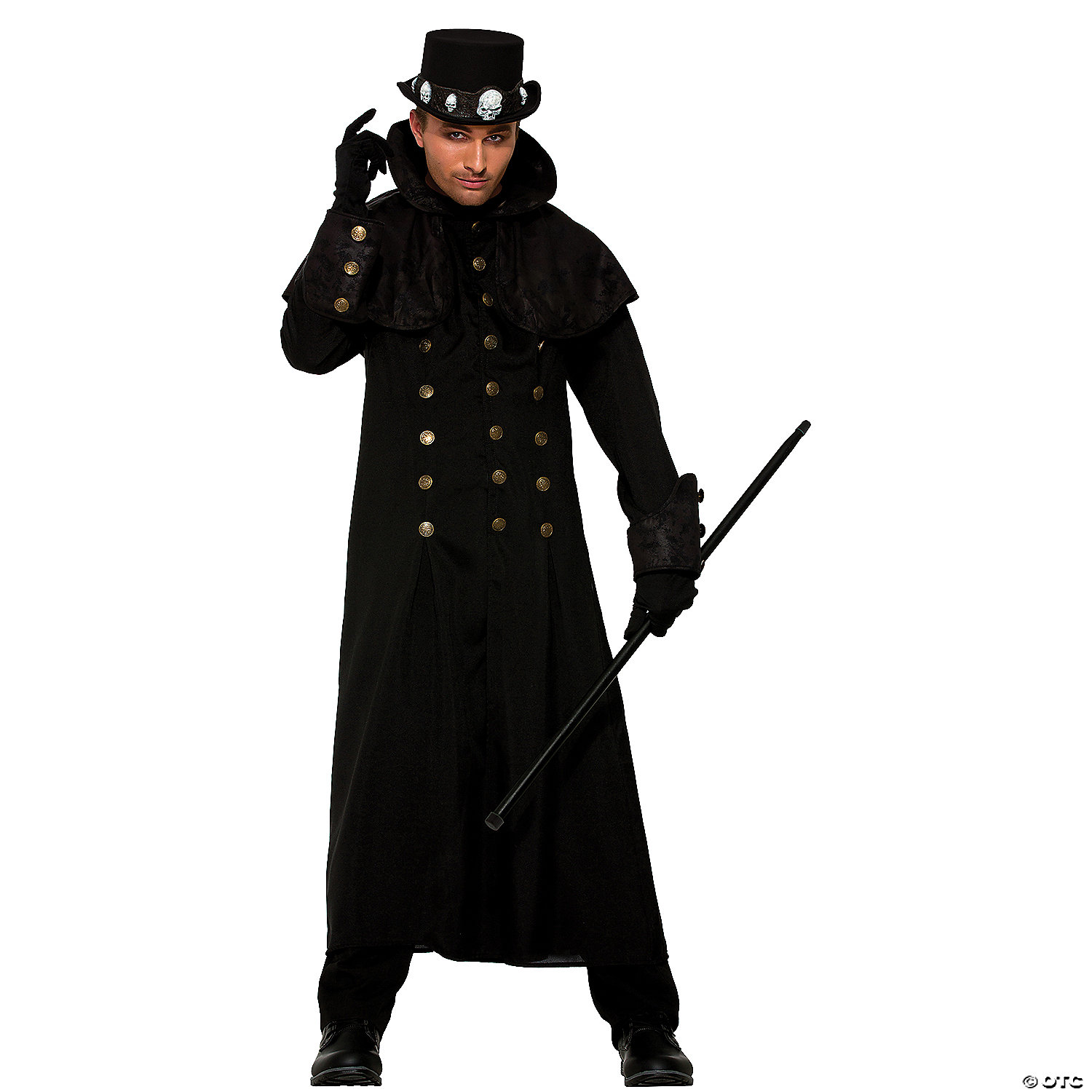 MEN'S WARLOCK COAT - HALLOWEEN