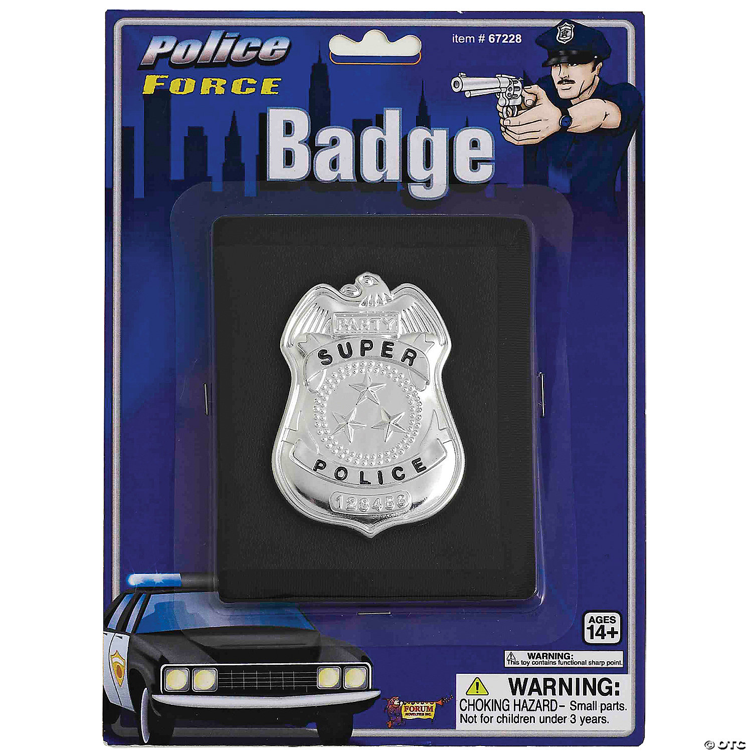 POLICE BADGE AND WALLET - HALLOWEEN