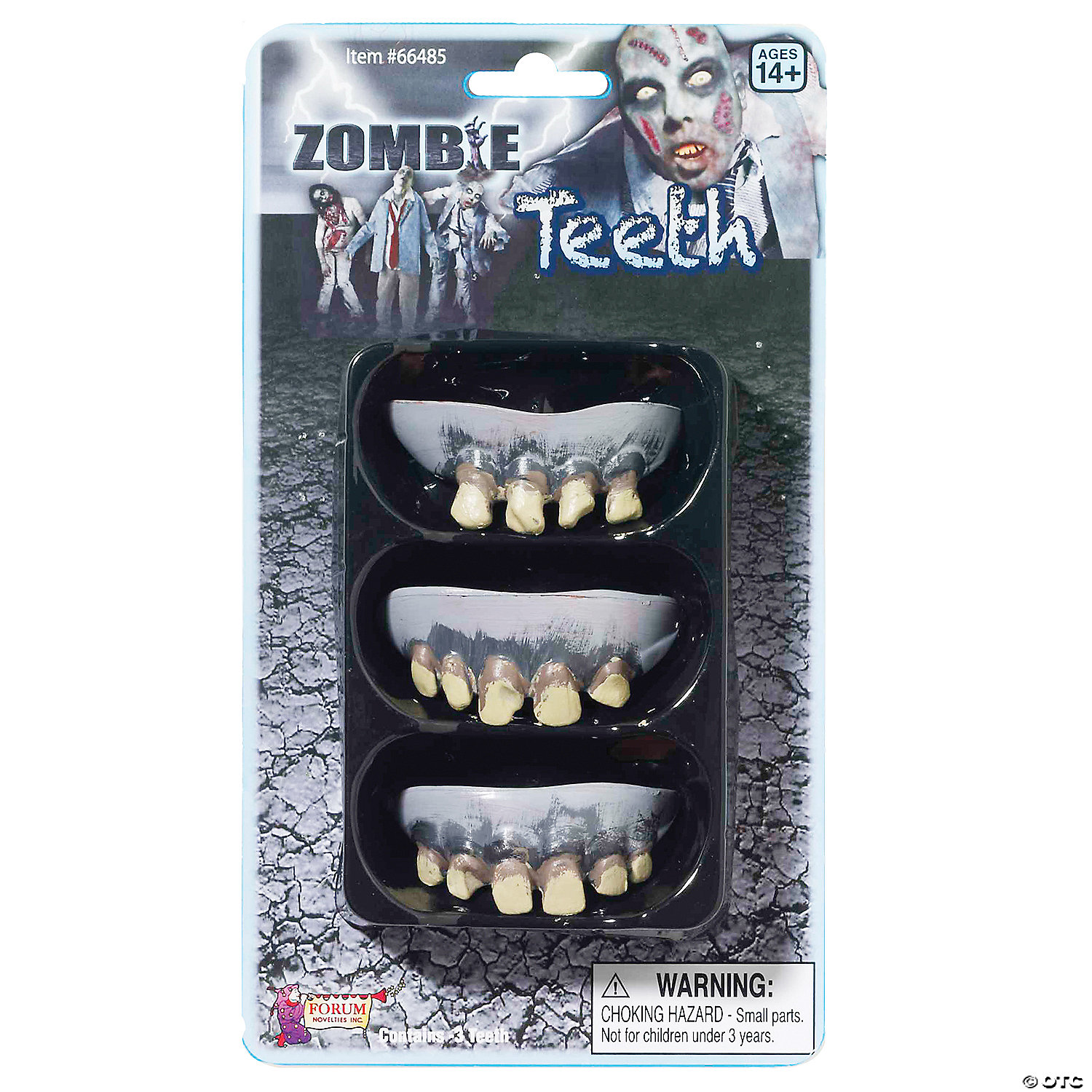 ROTTED ZOMBIE TEETH - HALLOWEEN