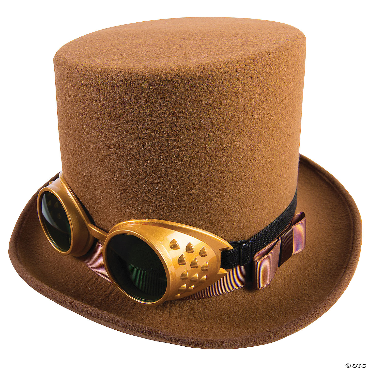 STEAMPUNK HAT WITH GOGGLES FM75327 - HALLOWEEN