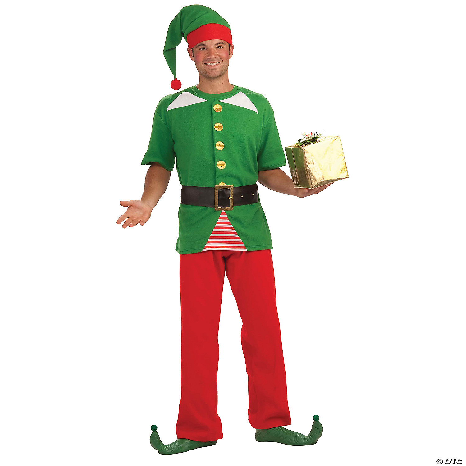 UNISEX JOLLY ELF COSTUME - CHRISTMAS