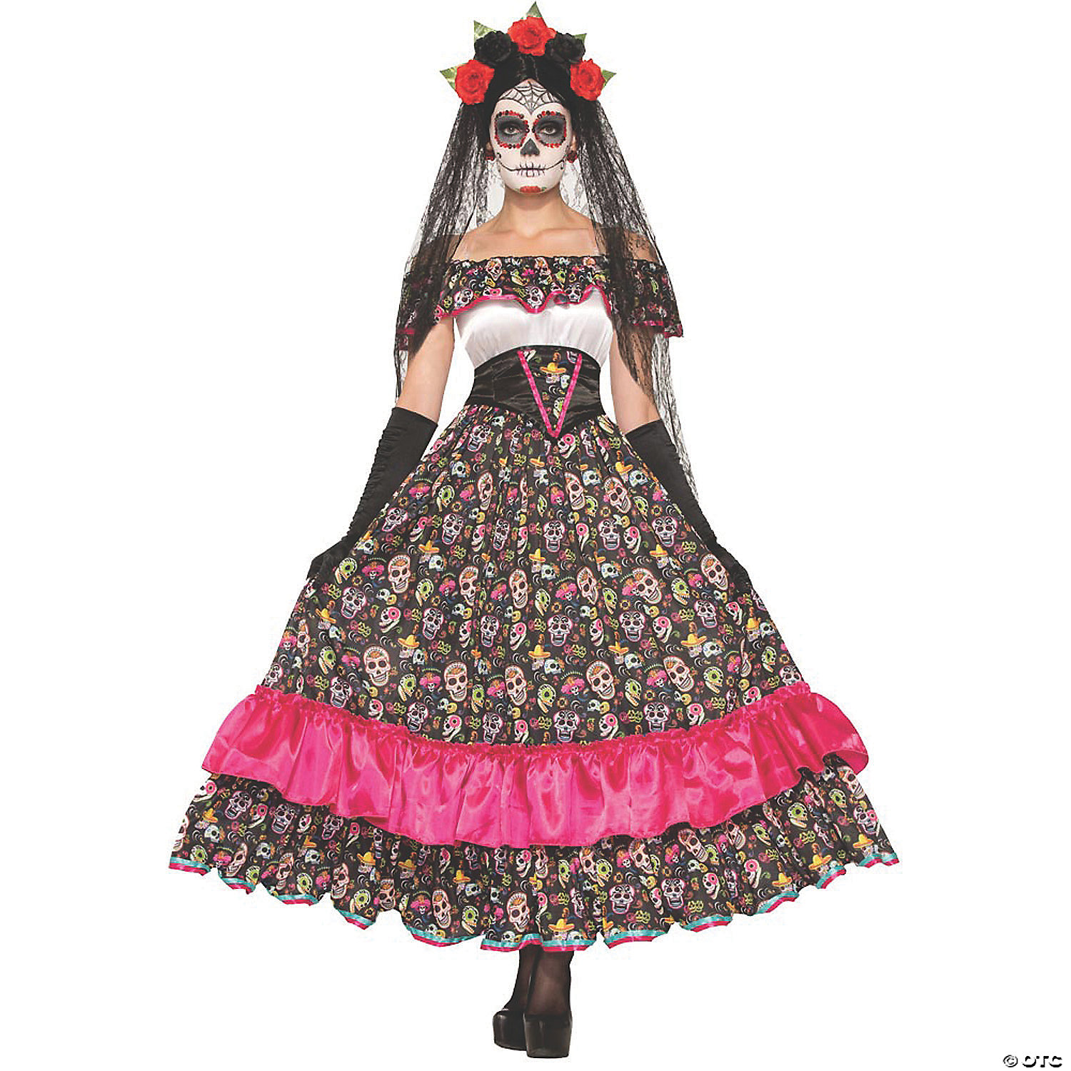 DAY OF DEAD SPANISH LADY - HALLOWEEN