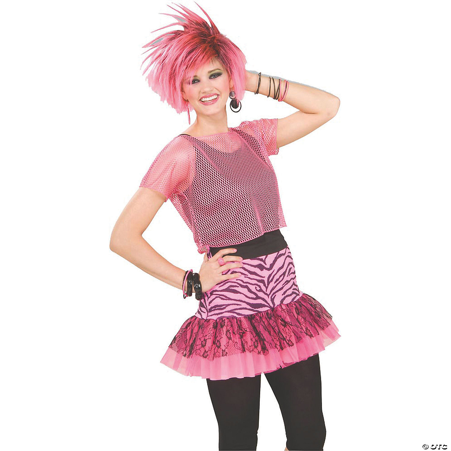 POP PARTY SKIRT PINK - HALLOWEEN