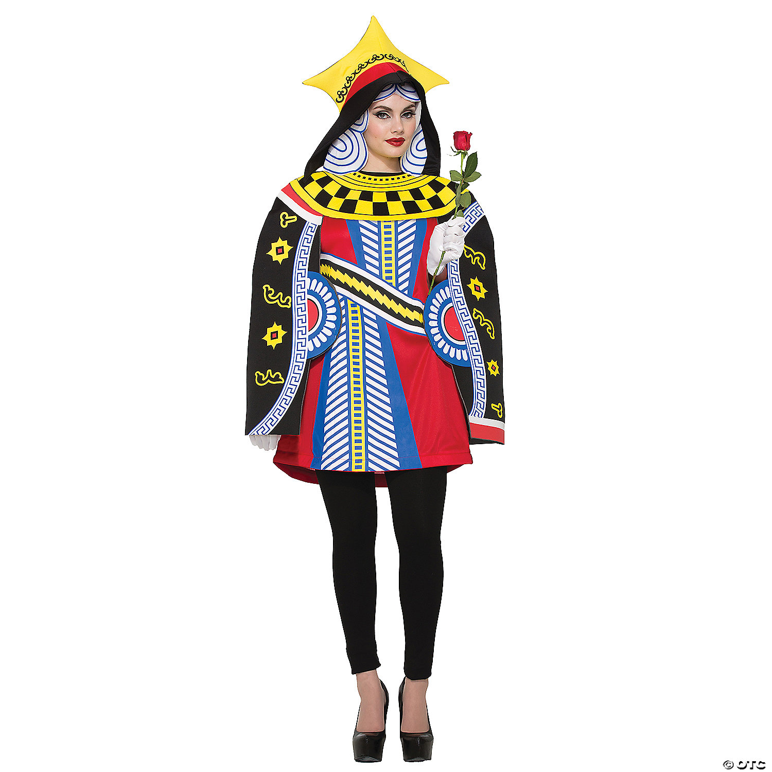 WOMEN'S QUEEN OF CARDS COSTUME - HALLOWEEN