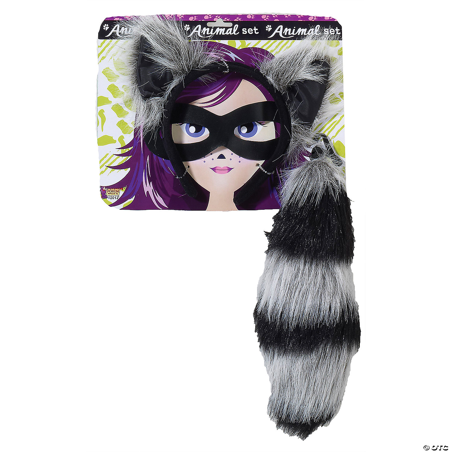 WOMEN'S RACCOON ACCESSORY KIT - HALLOWEEN