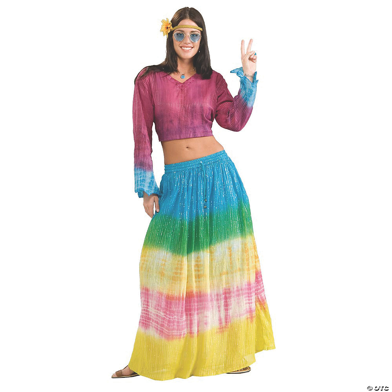 TIE DYE SKIRT - HALLOWEEN