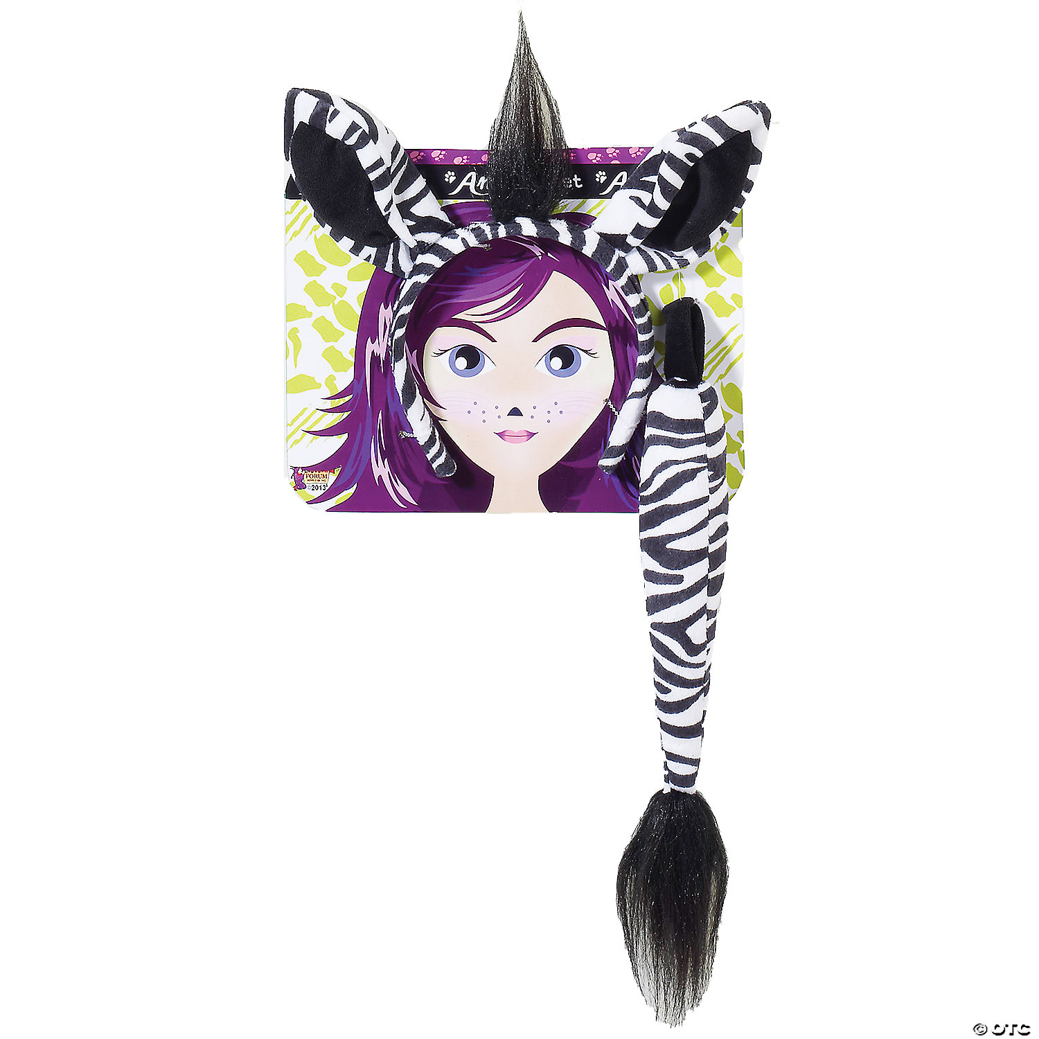 WOMEN'S ZEBRA ACCESSORY KIT - HALLOWEEN