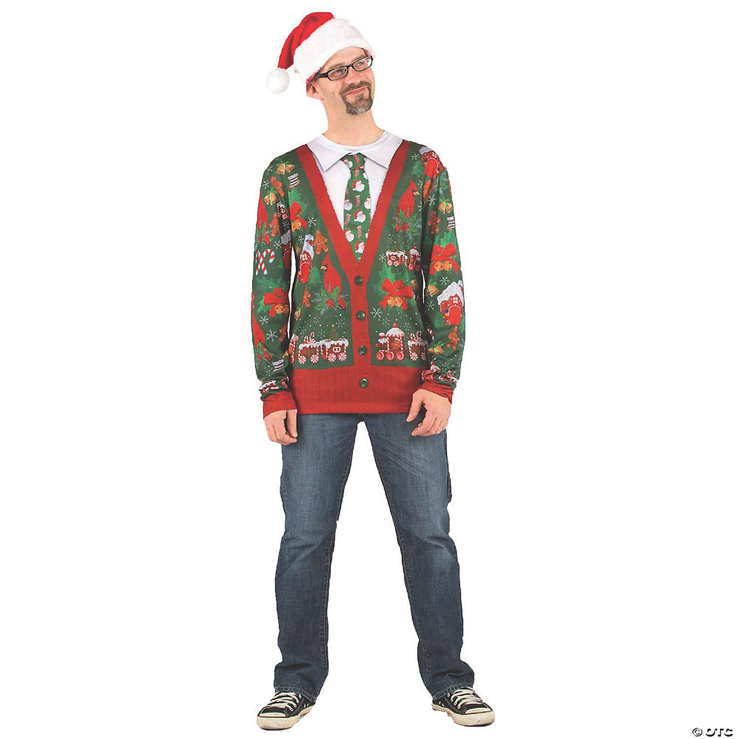 UGLY CHRISTMAS CARDIGAN MEDIUM - CHRISTMAS