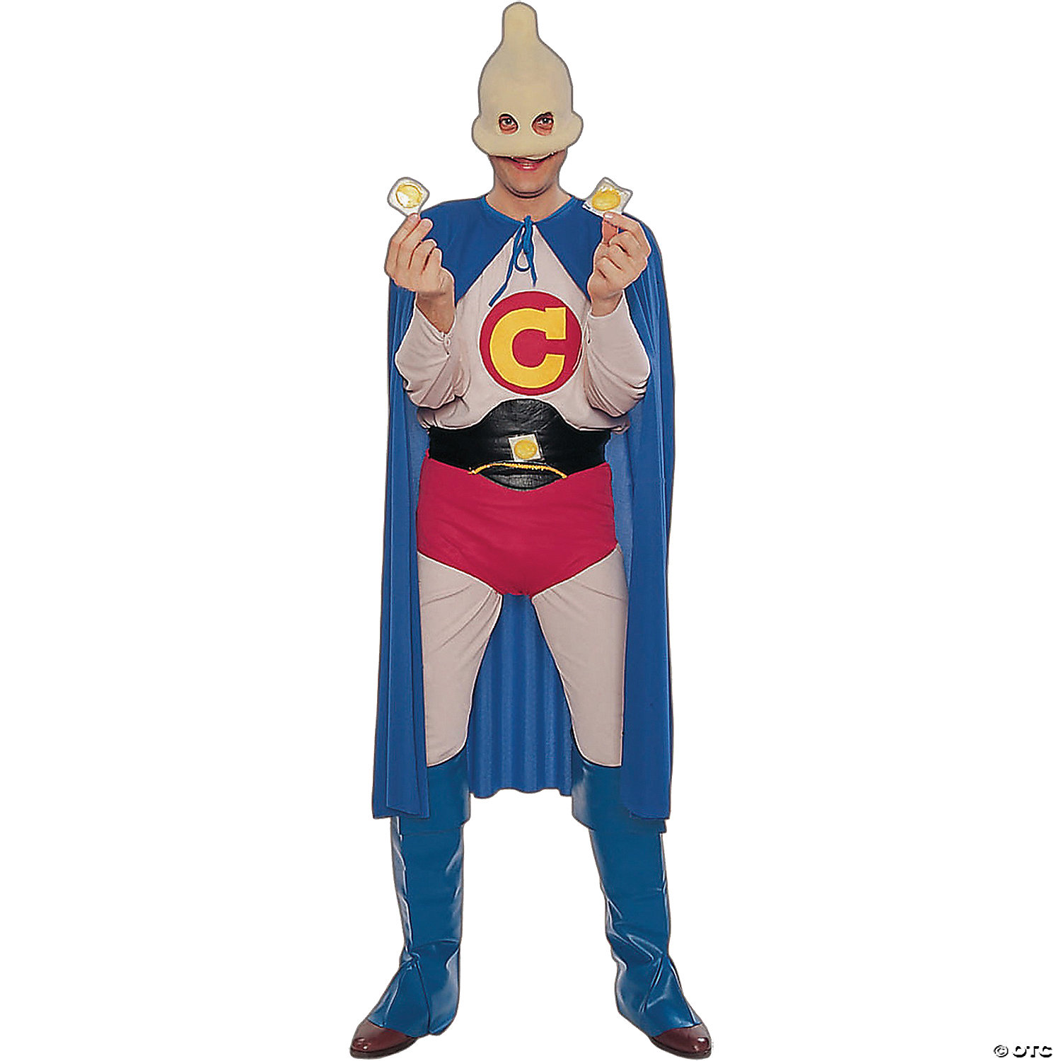 CAPTAIN CONDOM ADULT COSTUME - HALLOWEEN