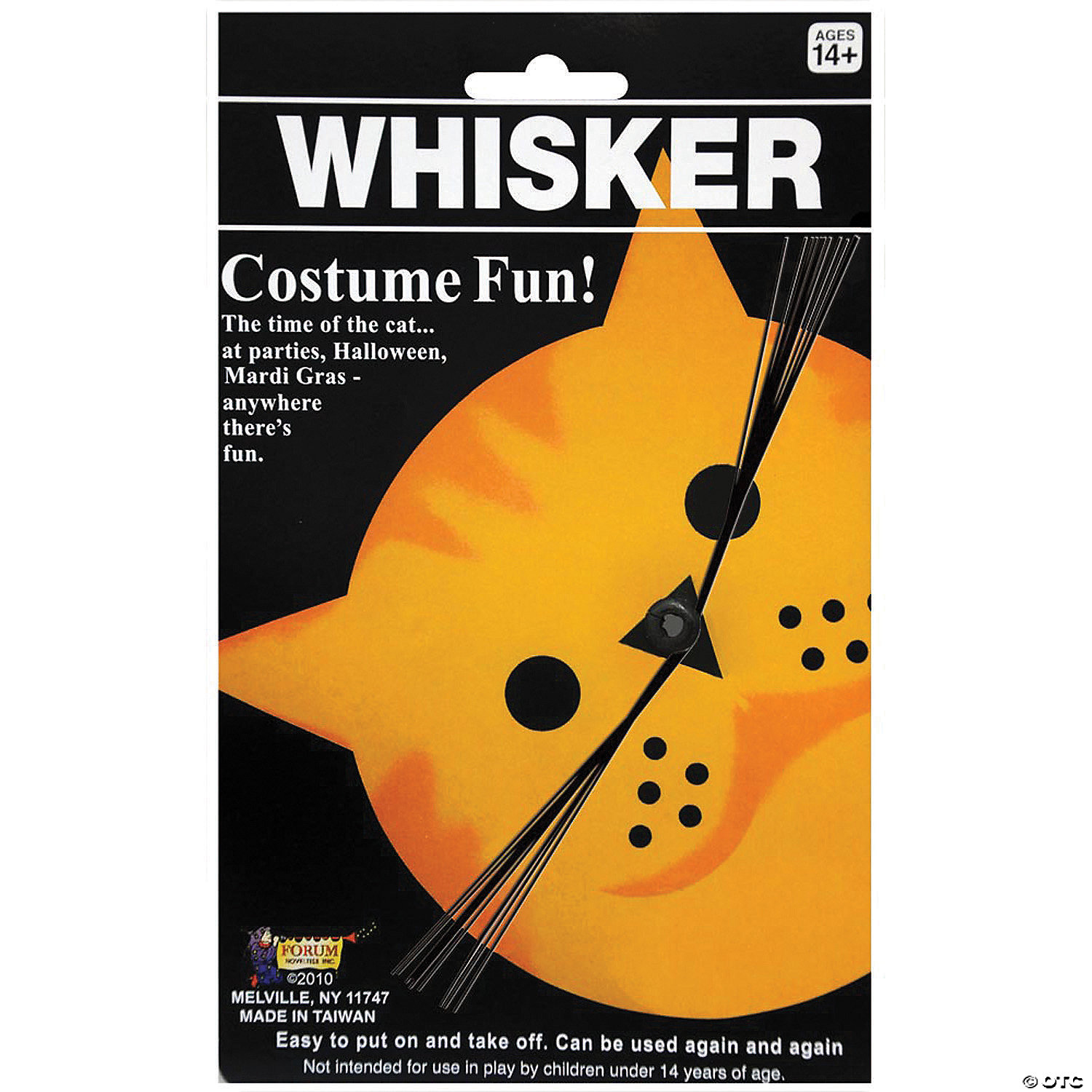 CAT WHISKERS BLACK - HALLOWEEN