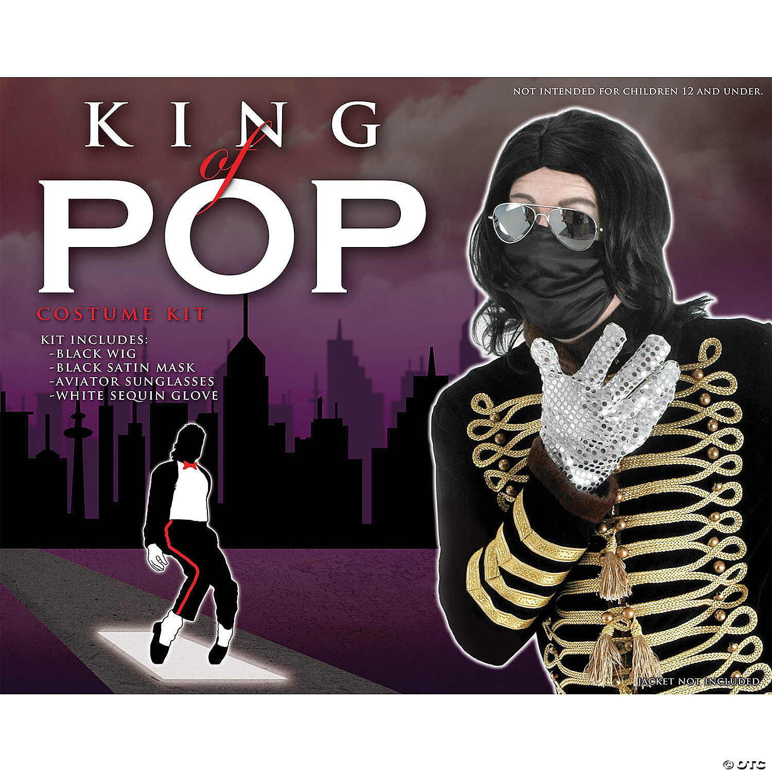 KING OF POP ADULT COSTUME KIT - HALLOWEEN