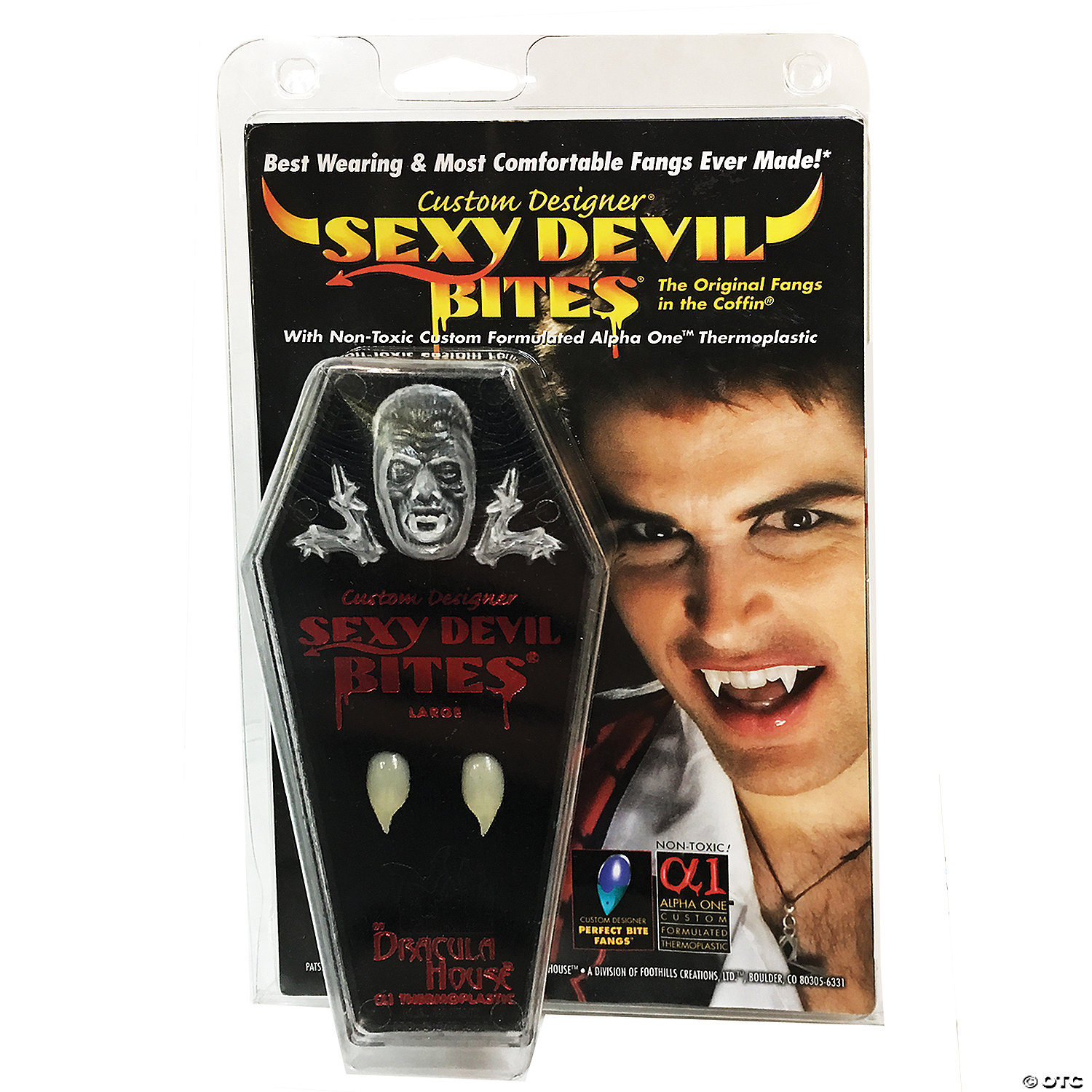 SEXY DEVIL BITES CLAM SHELL-MD - HALLOWEEN