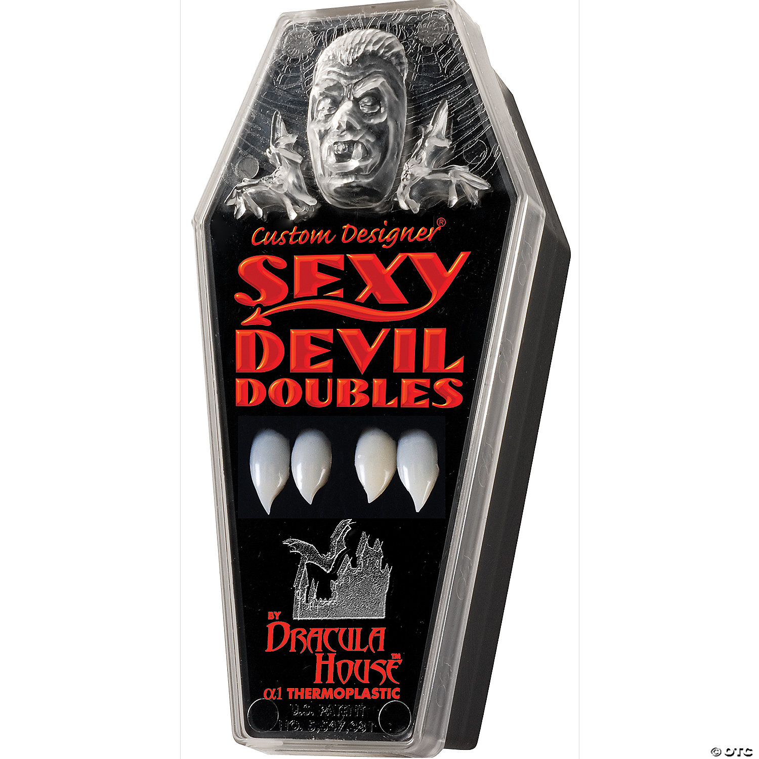SEXY DEVIL DOUBLES FANGS-MD - HALLOWEEN