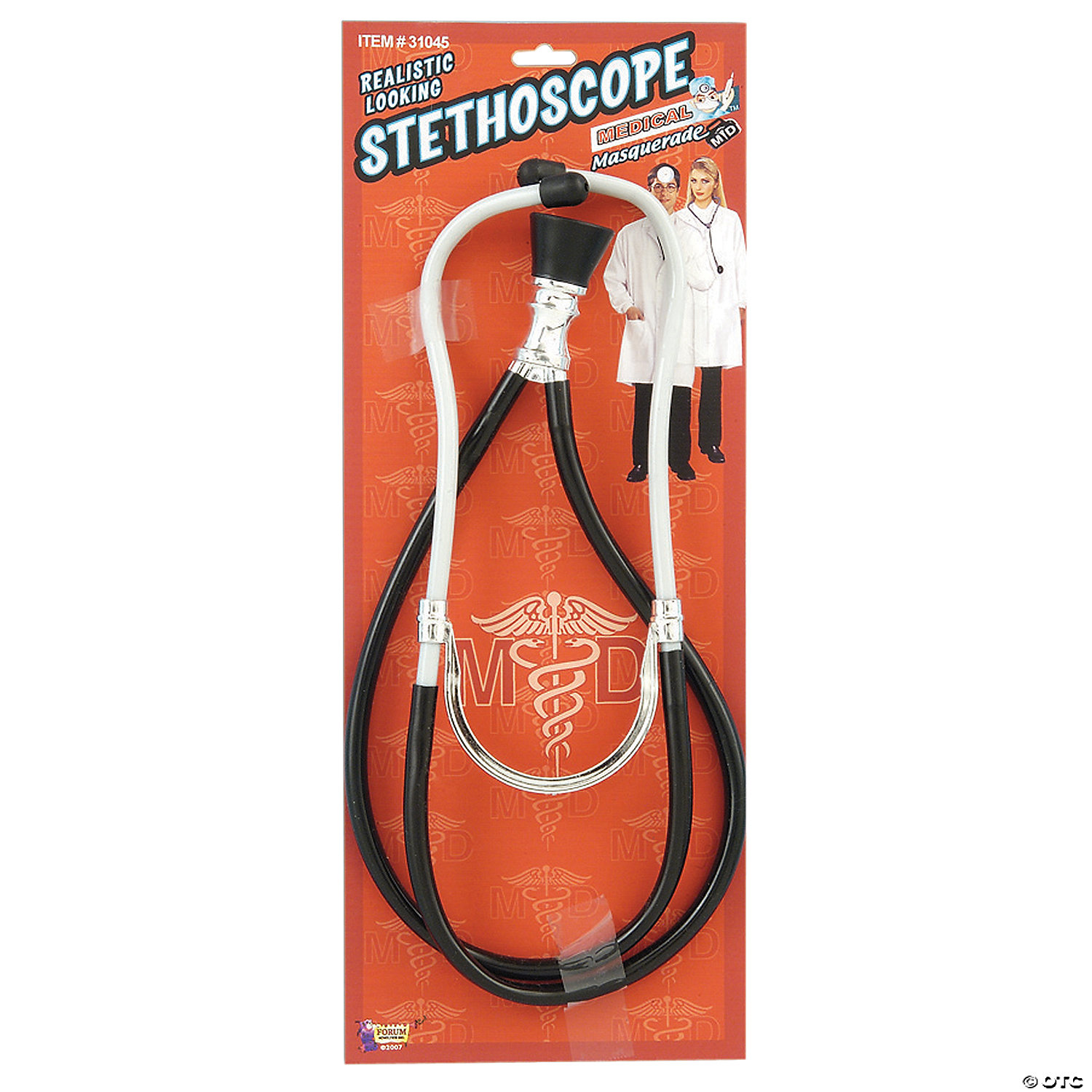 STETHOSCOPE-DELUXE PLASTIC - HALLOWEEN