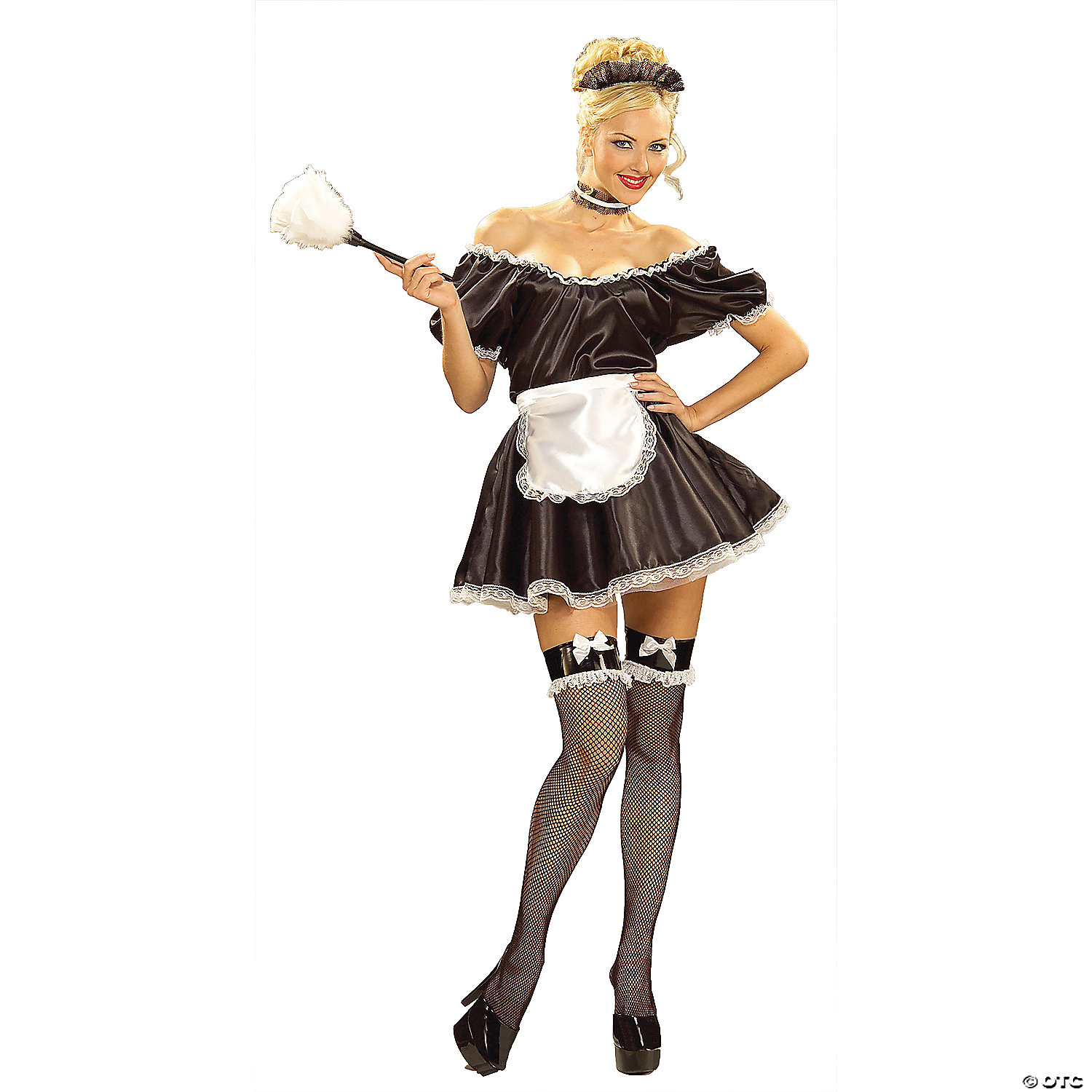 WOMEN'S FRENCH MAID COSTUME FM52448 - HALLOWEEN