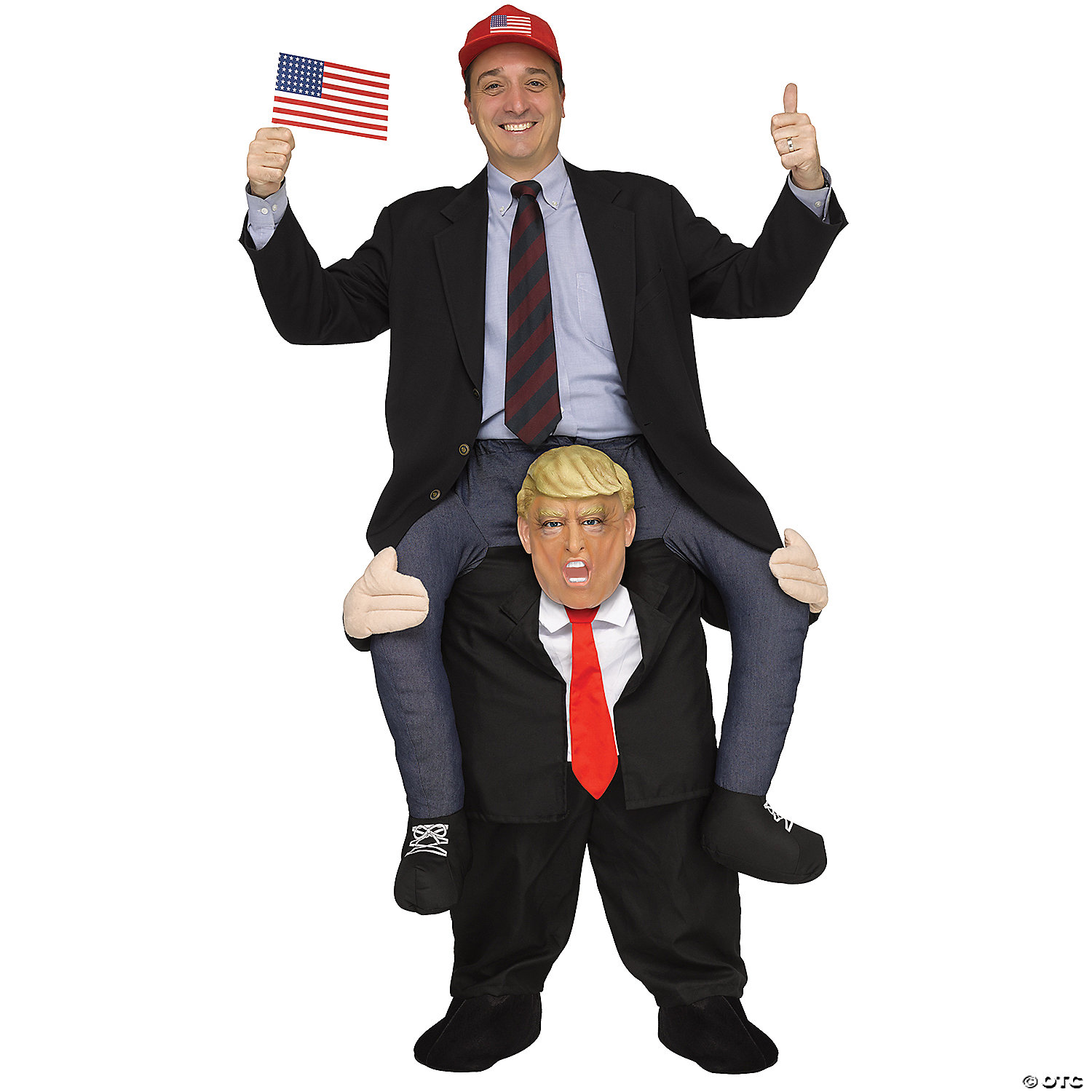 ADULT CARRY ME PRESIDENT COSTUME - HALLOWEEN