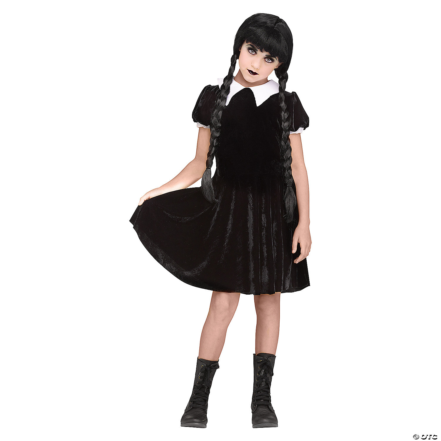 CHILD'S GOTHIC GIRL-LG - HALLOWEEN