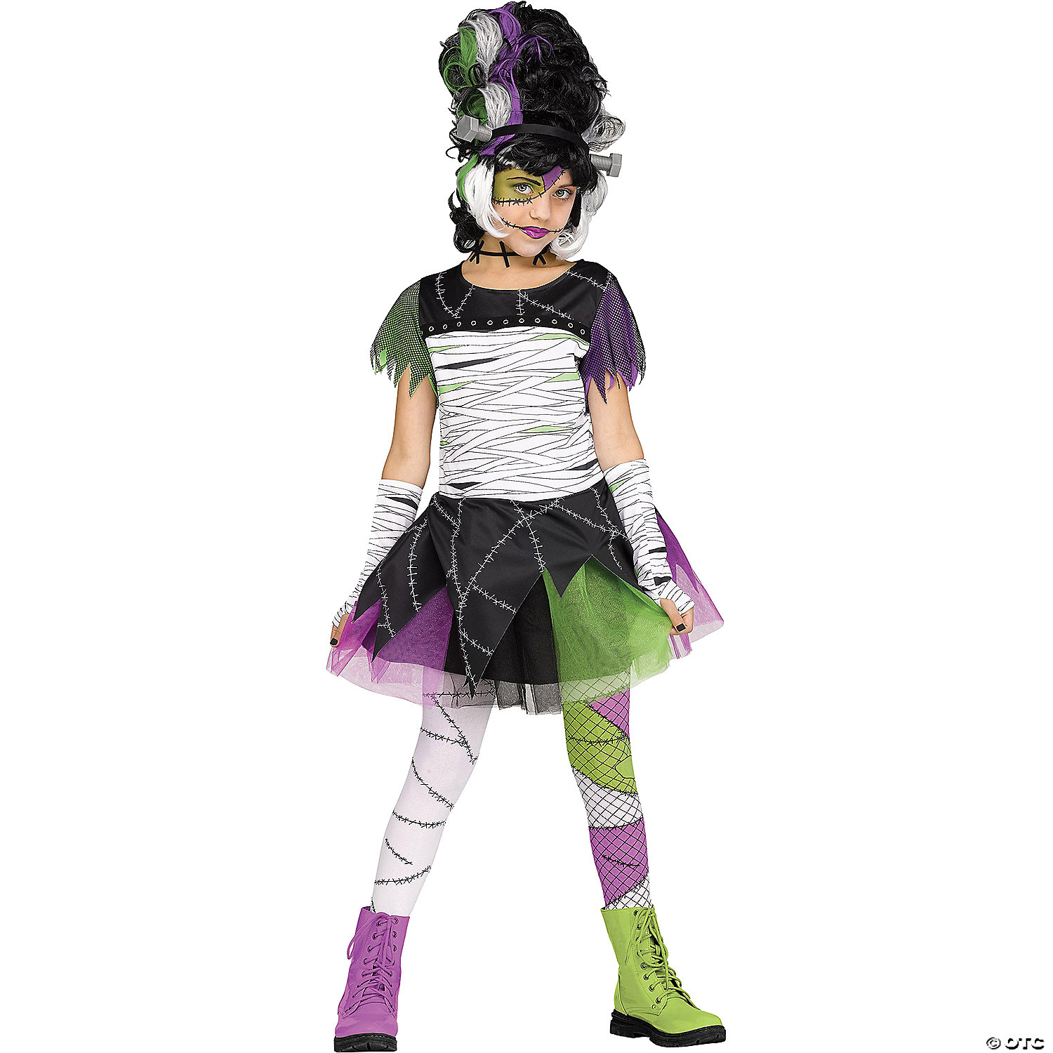 CHILD'S MONSTER BRIDE-LG - HALLOWEEN