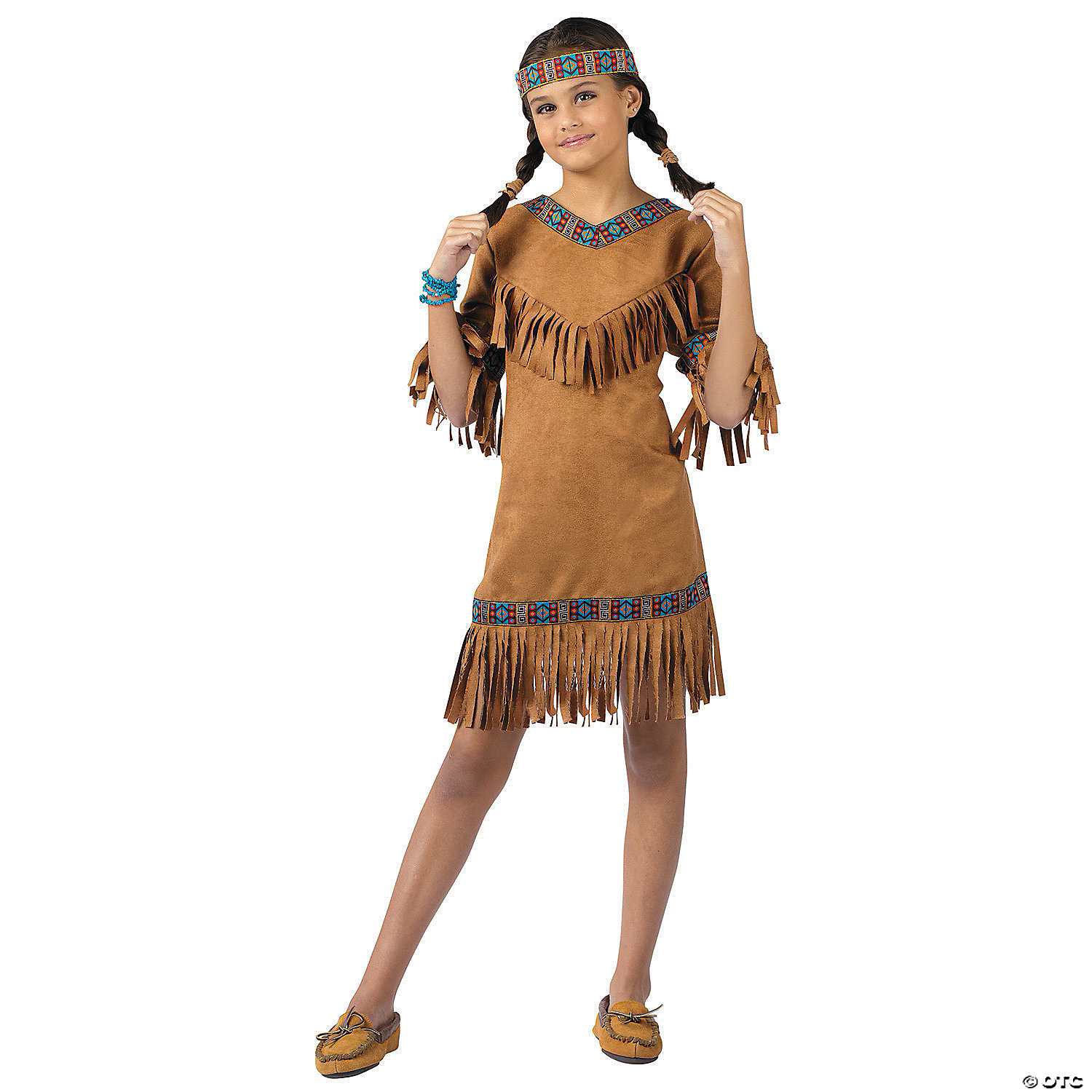 AMERICAN INDIAN GIRL CHILD LG - HALLOWEEN