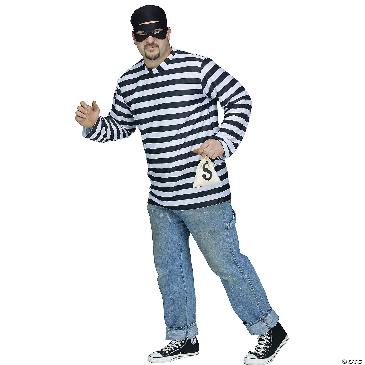 PLUS SIZE BURGLAR COSTUME - HALLOWEEN