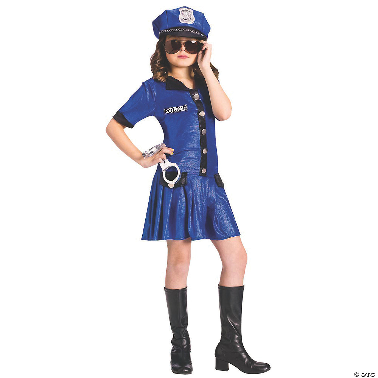 POLICE GIRL CHILD 8-10 - HALLOWEEN